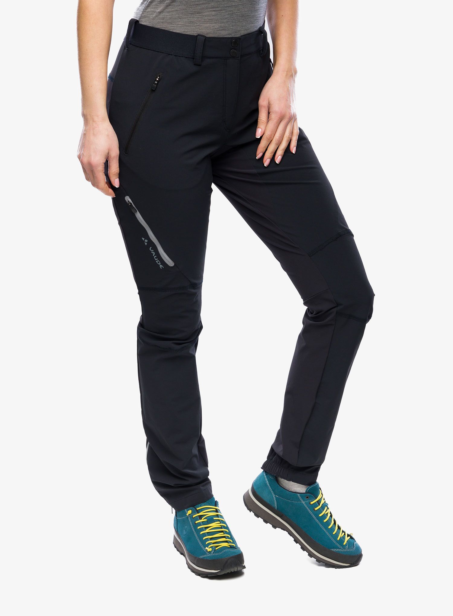 Turistické kalhoty dámské Vaude Scopi Pants II - black/black