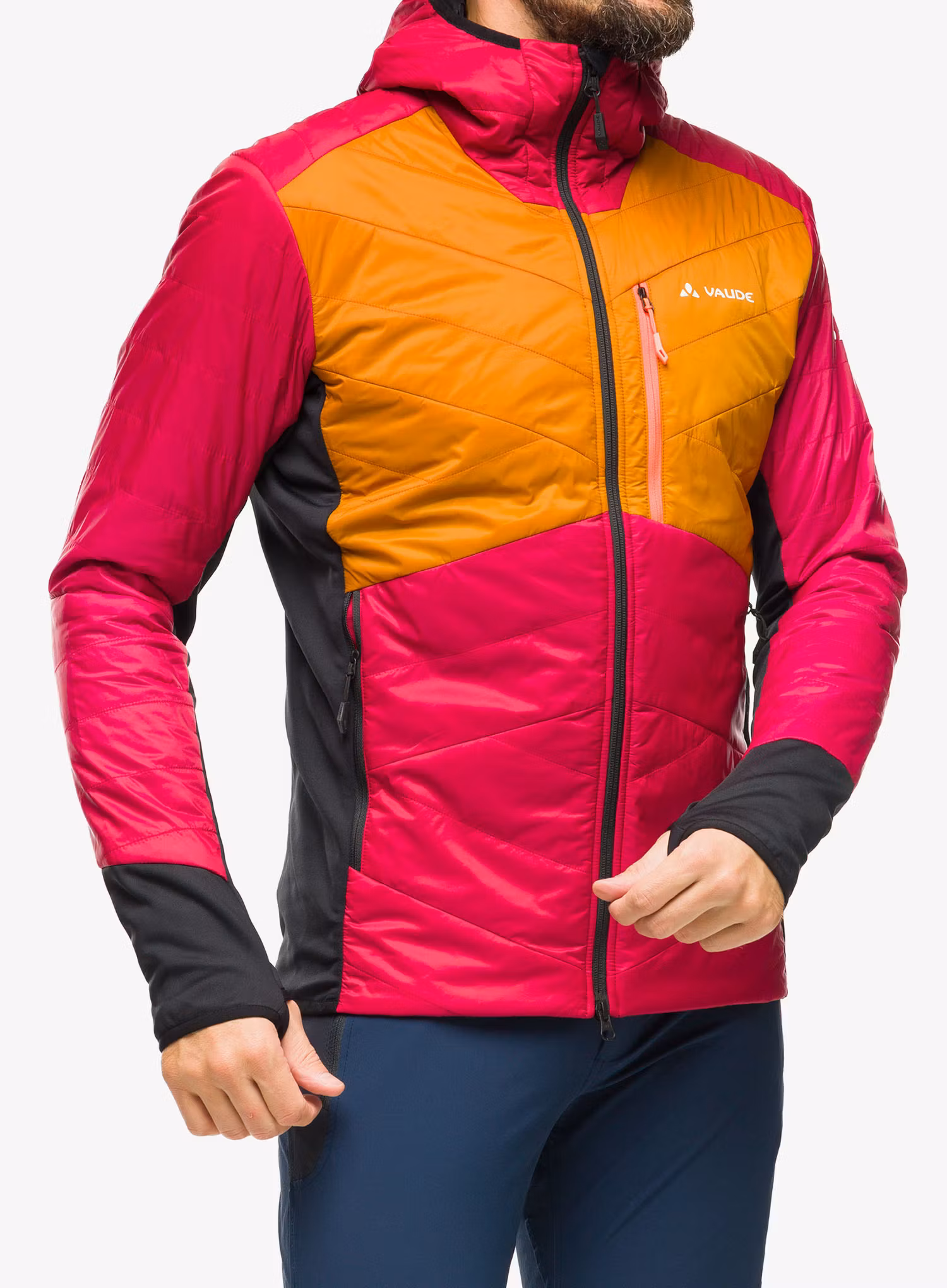 Zateplená bunda Vaude Sesvenna Jacket IV - red