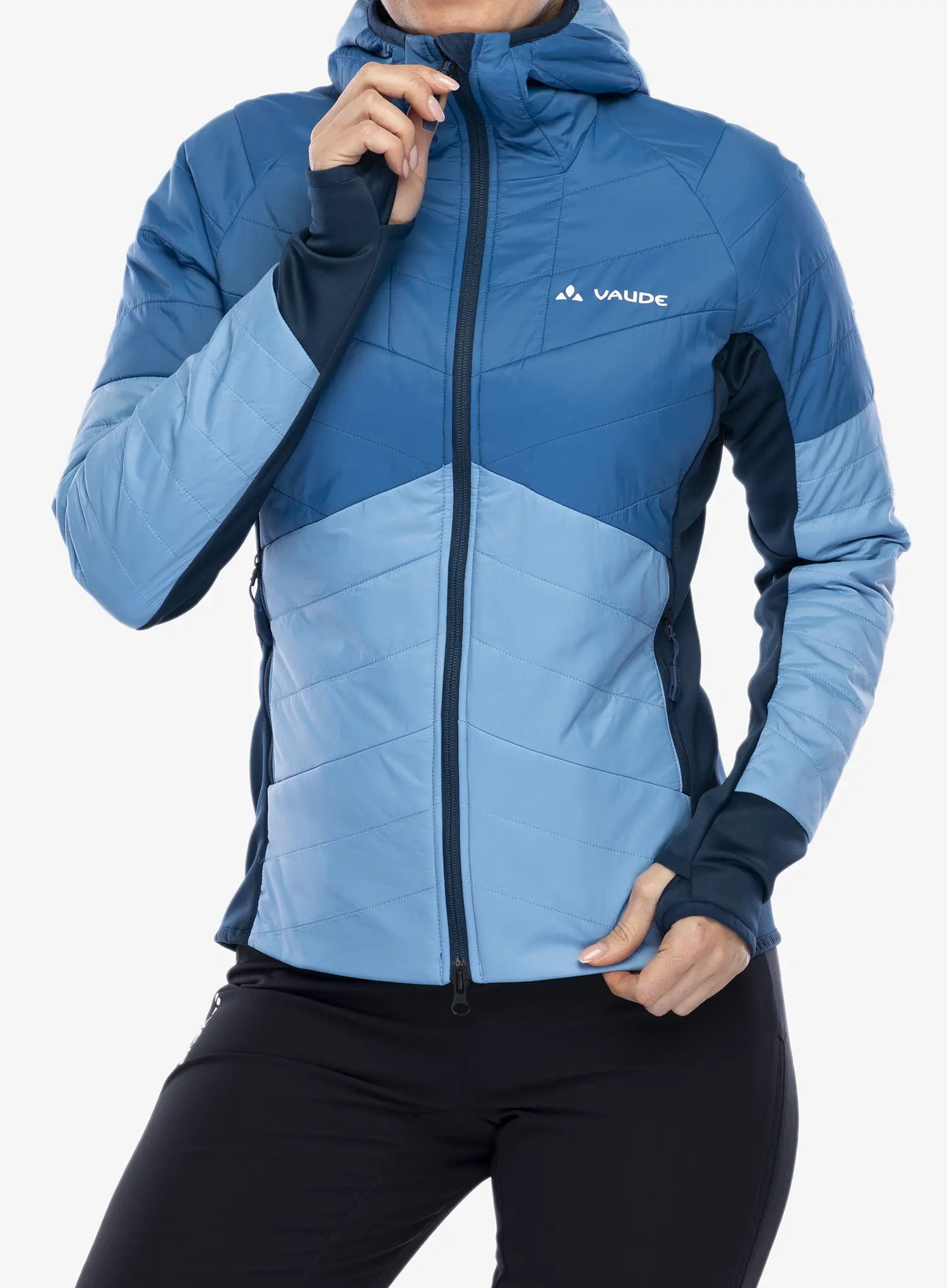 Zateplená bunda dámská Vaude Sesvenna Jacket IV - pastel blue