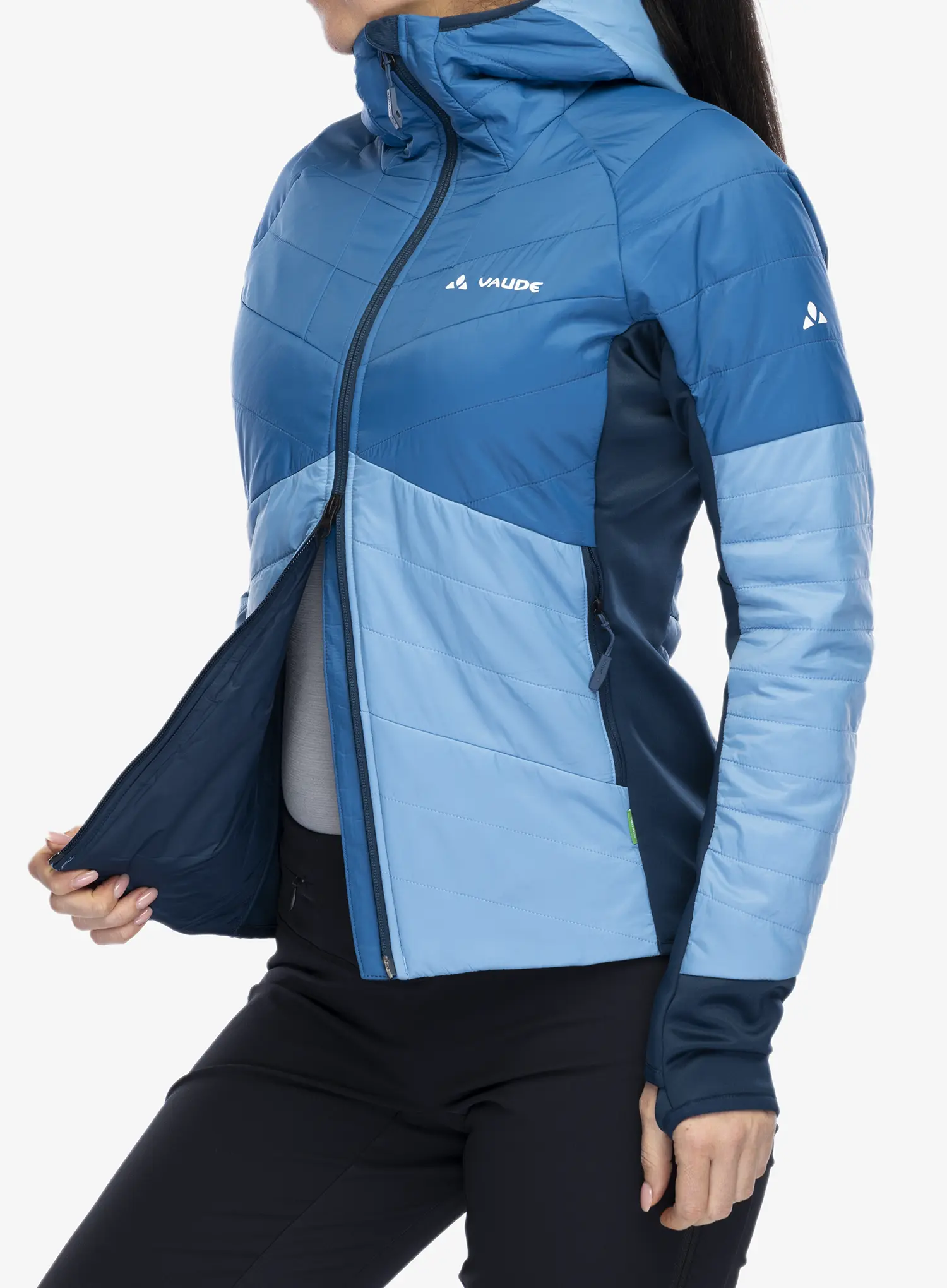 Zateplená bunda dámská Vaude Sesvenna Jacket IV - pastel blue