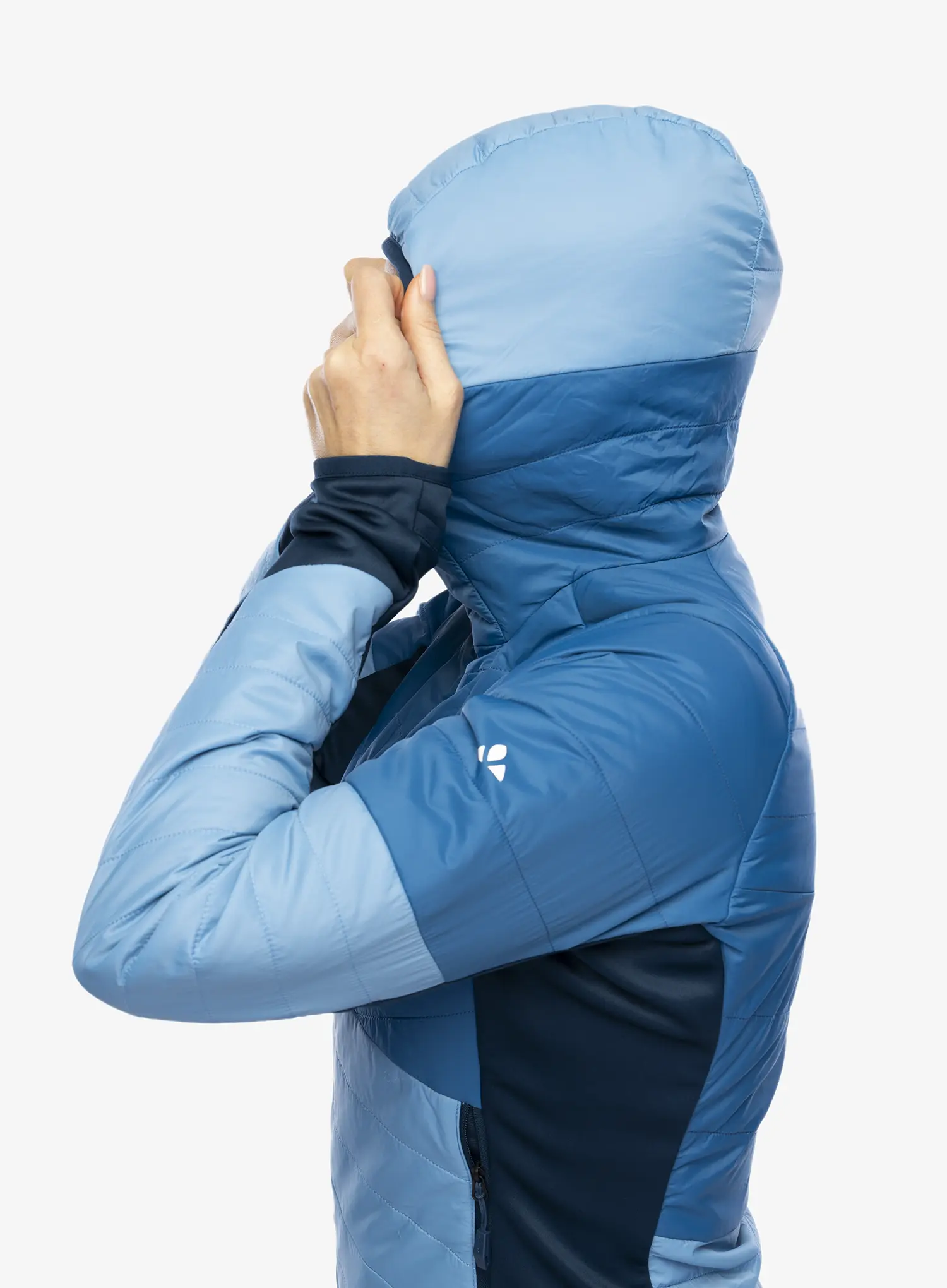 Zateplená bunda dámská Vaude Sesvenna Jacket IV - pastel blue
