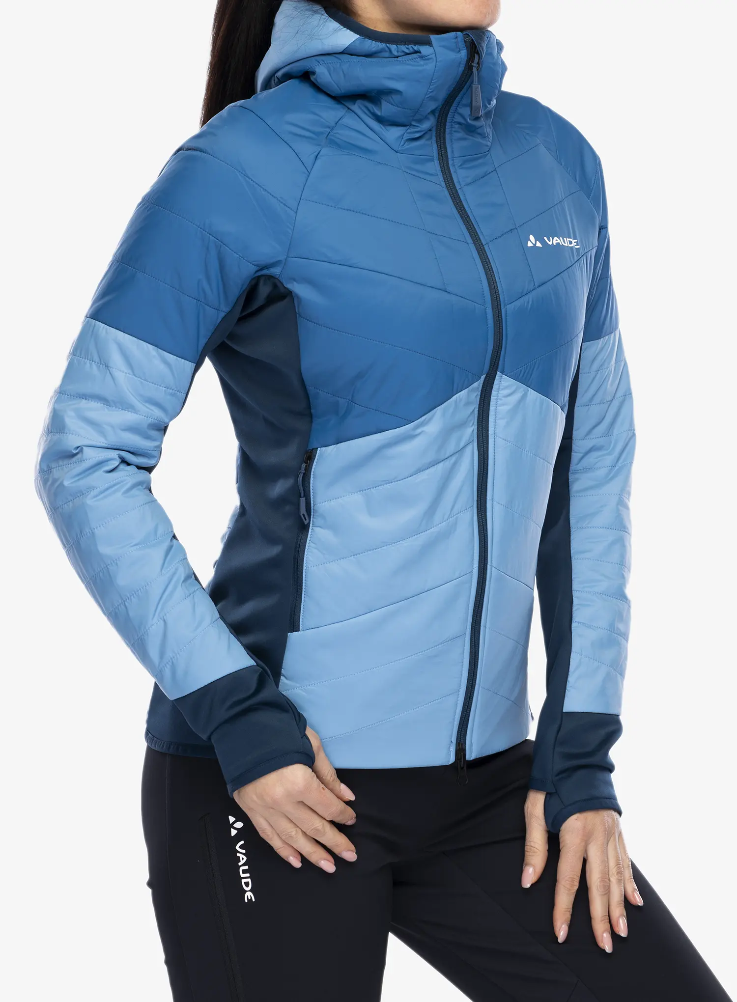 Zateplená bunda dámská Vaude Sesvenna Jacket IV - pastel blue