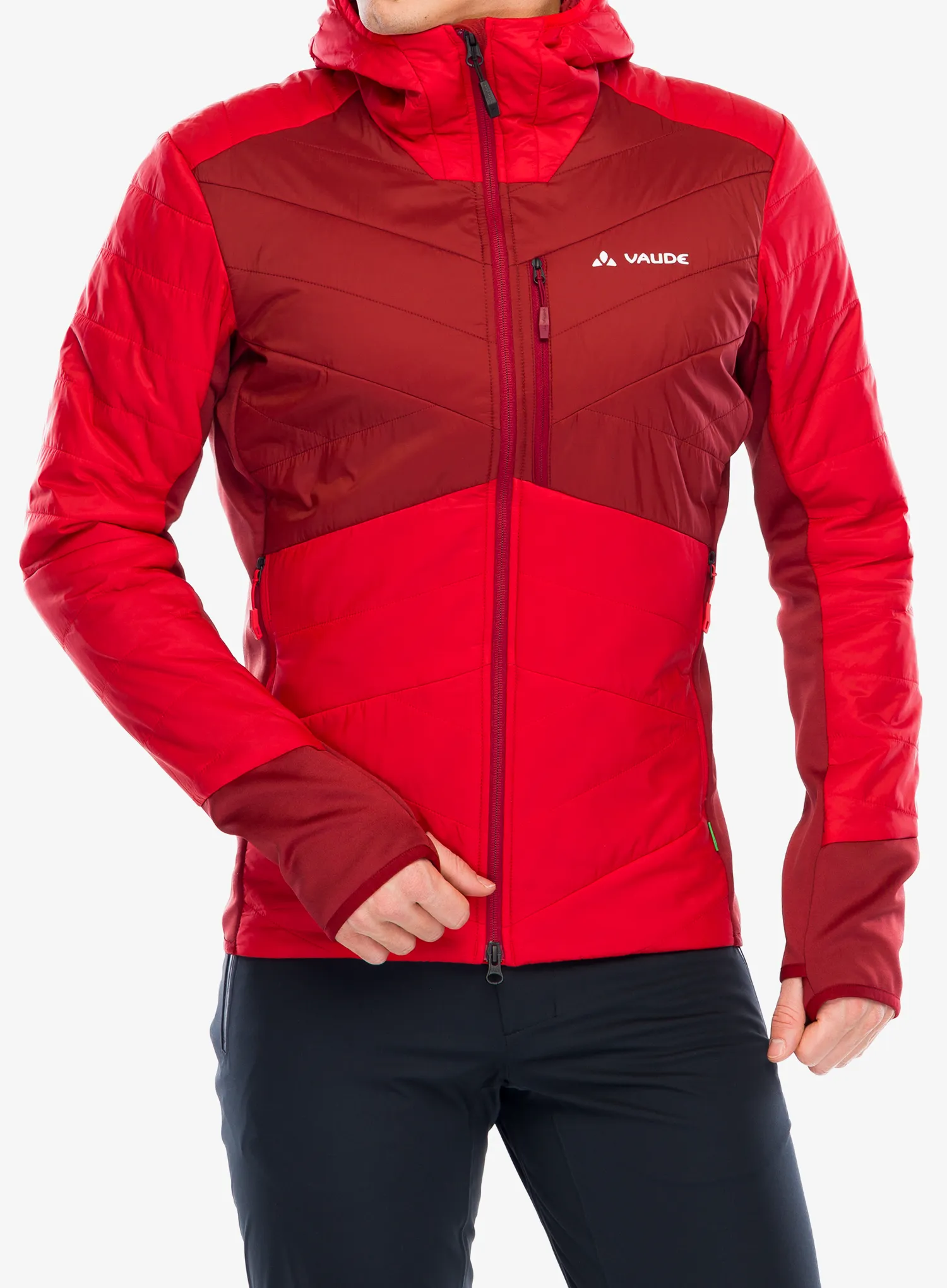 Zateplená bunda Vaude Sesvenna Jacket IV - red