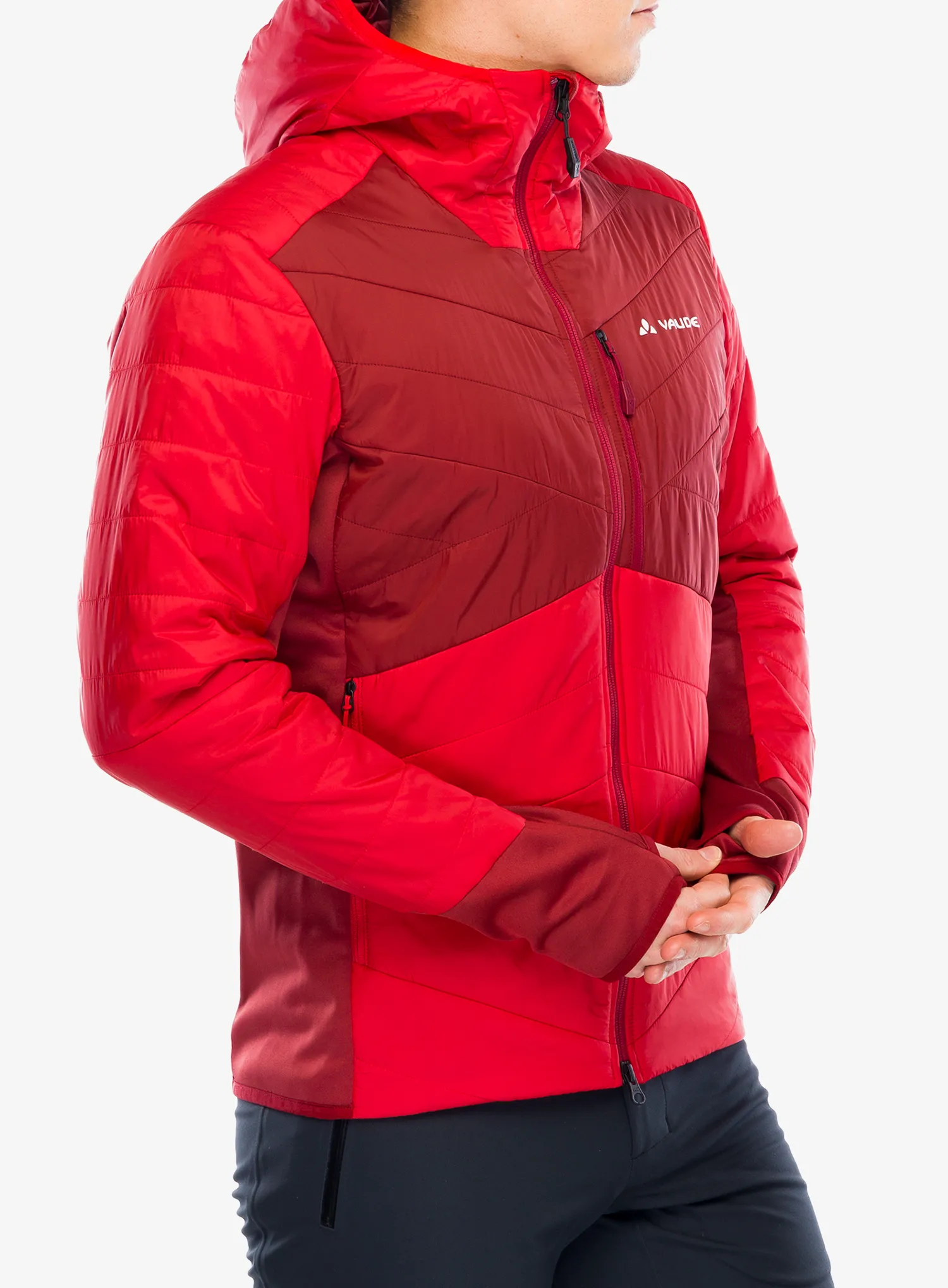 Zateplená bunda Vaude Sesvenna Jacket IV - red