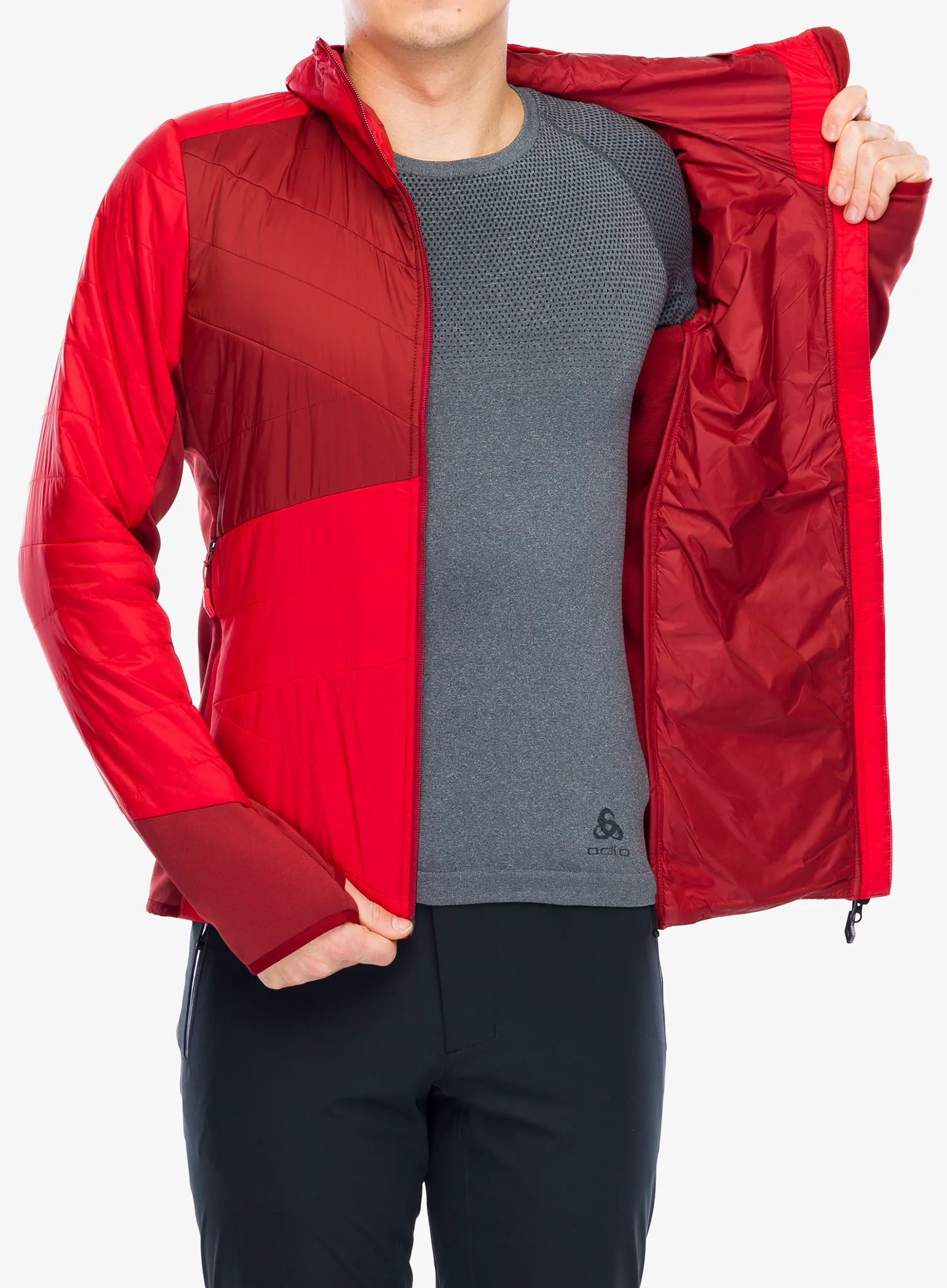 Zateplená bunda Vaude Sesvenna Jacket IV - red