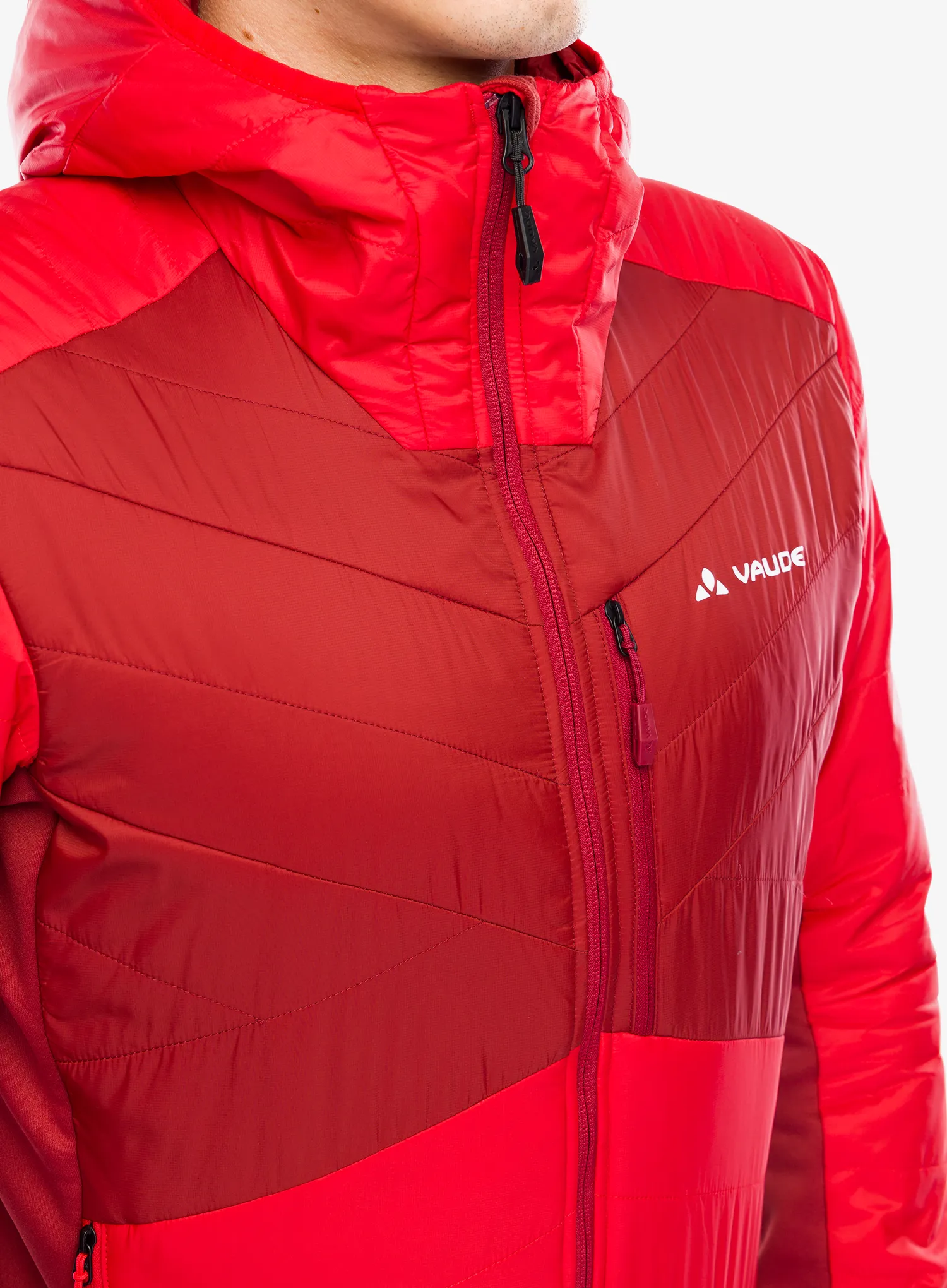 Zateplená bunda Vaude Sesvenna Jacket IV - red