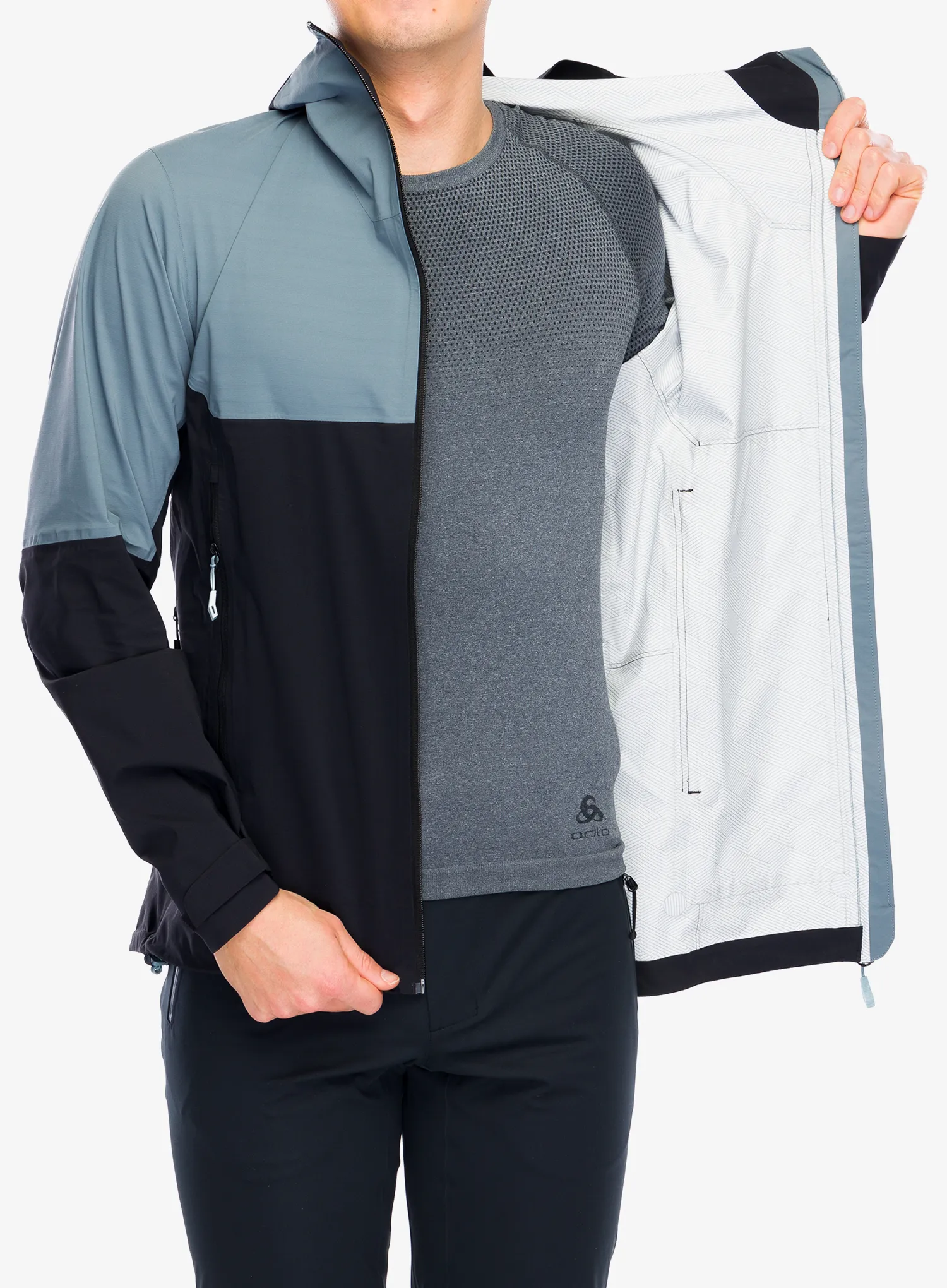 Bunda do deště Vaude Simony 2,5L Jacket IV - black