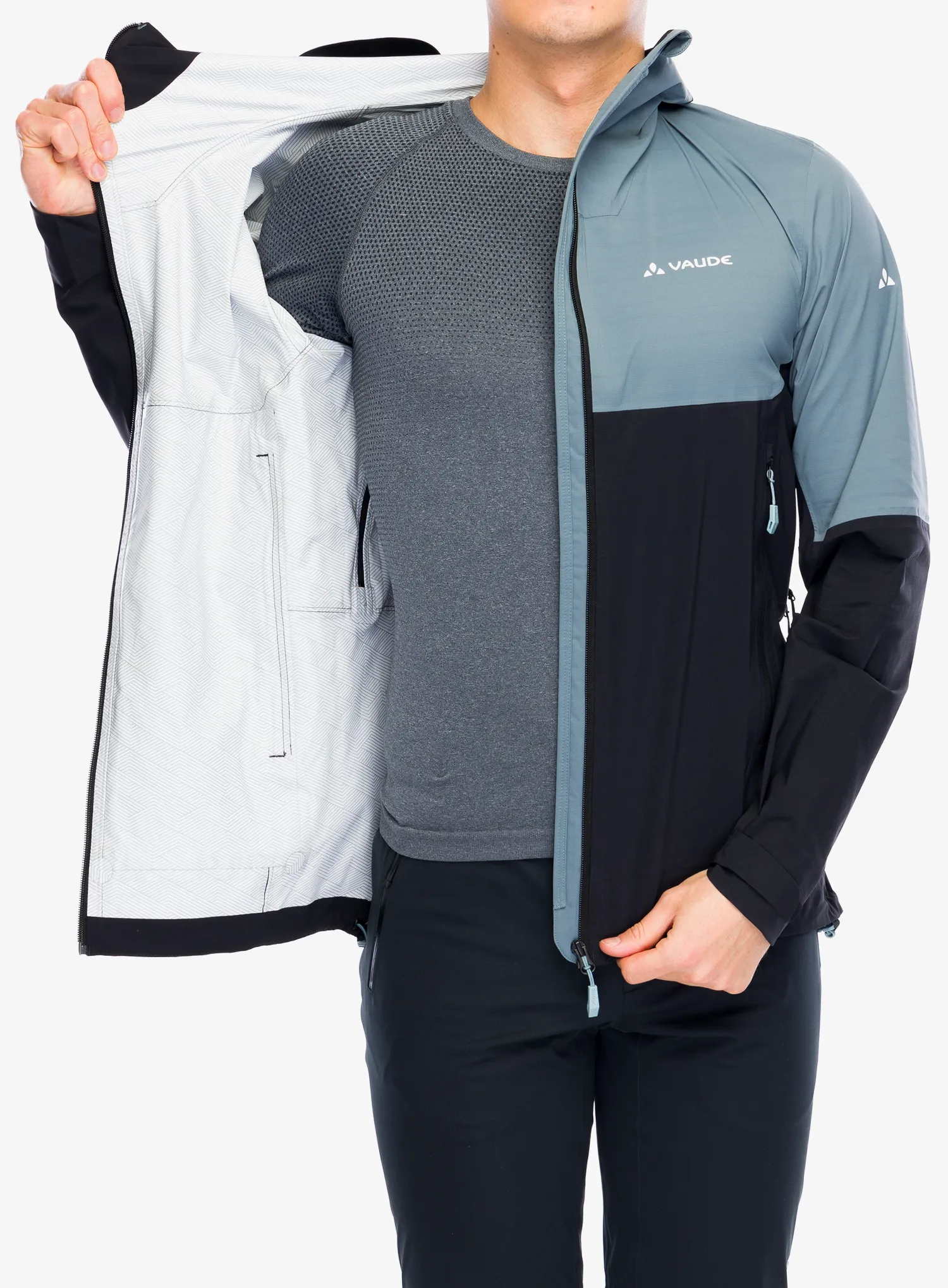 Bunda do deště Vaude Simony 2,5L Jacket IV - black