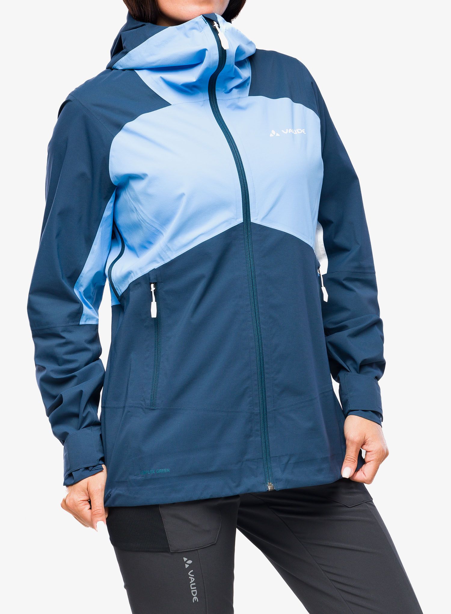 Dámská bunda do deště Vaude Simony 2,5L Jacket IV - blue jay
