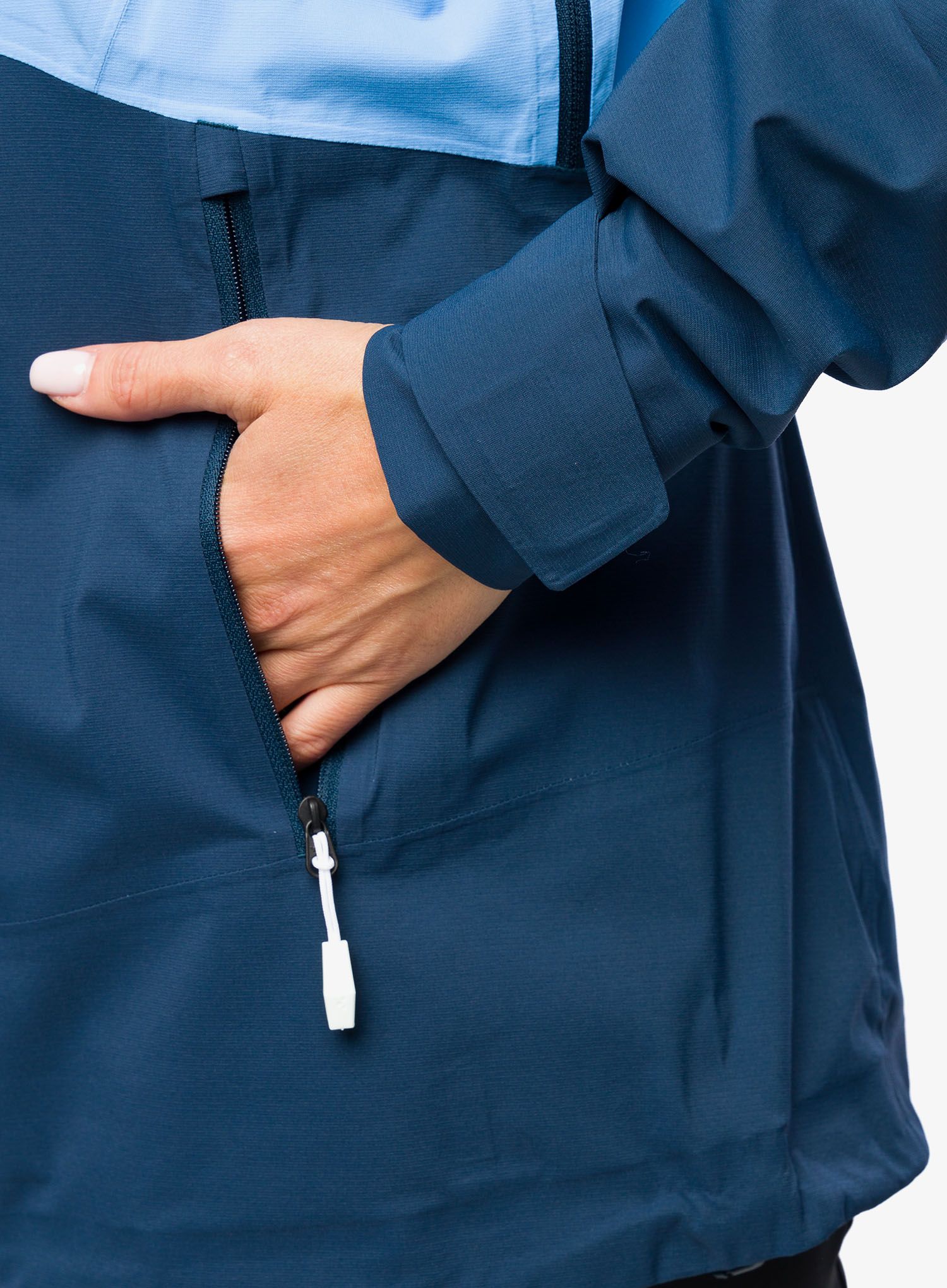 Dámská bunda do deště Vaude Simony 2,5L Jacket IV - blue jay