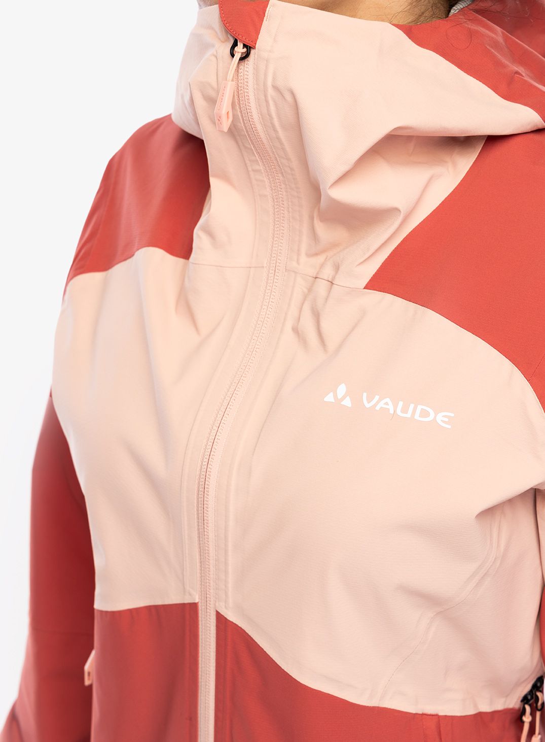 Dámská bunda do deště Vaude Simony 2,5L Jacket IV - brick
