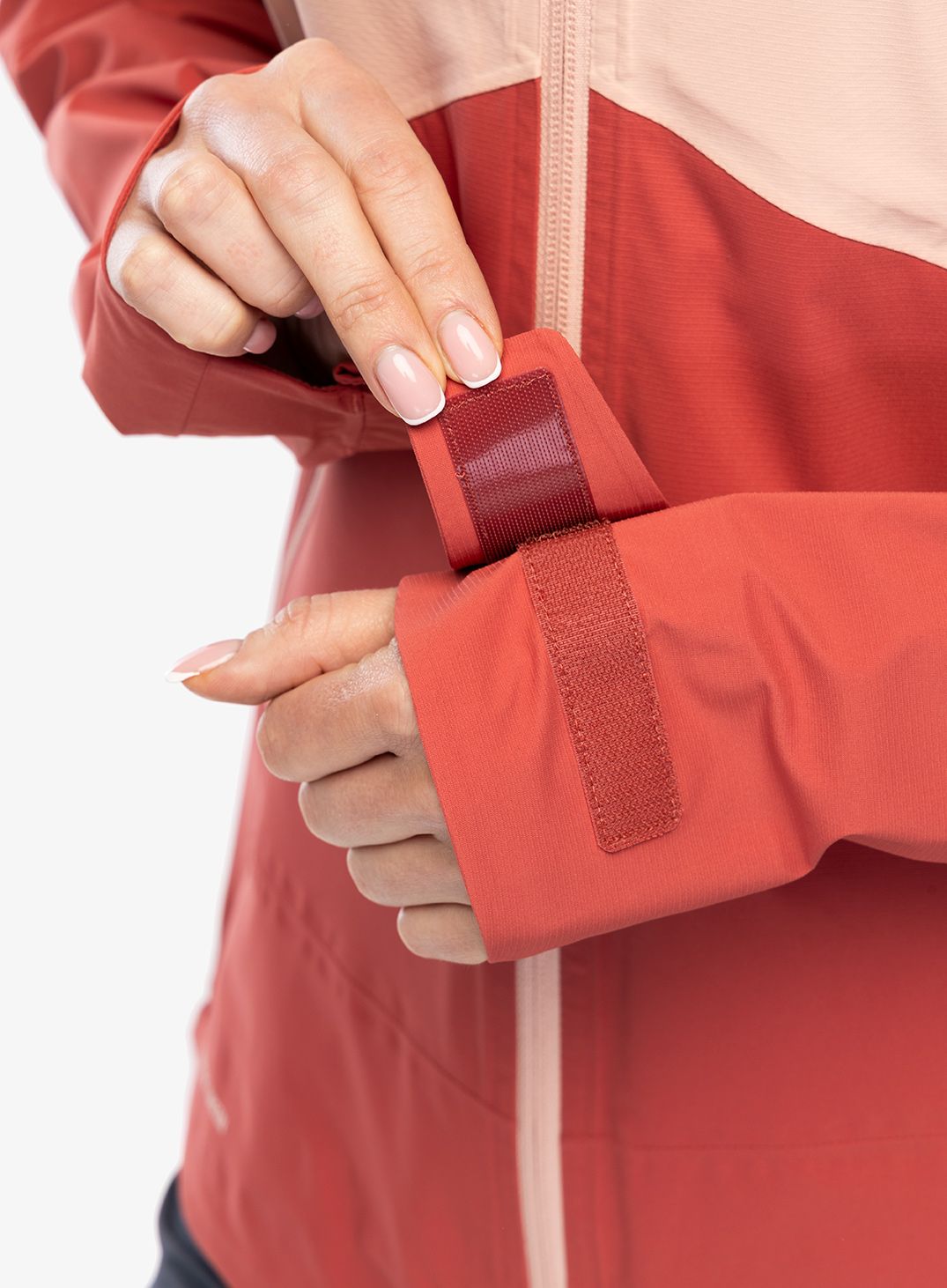 Dámská bunda do deště Vaude Simony 2,5L Jacket IV - brick