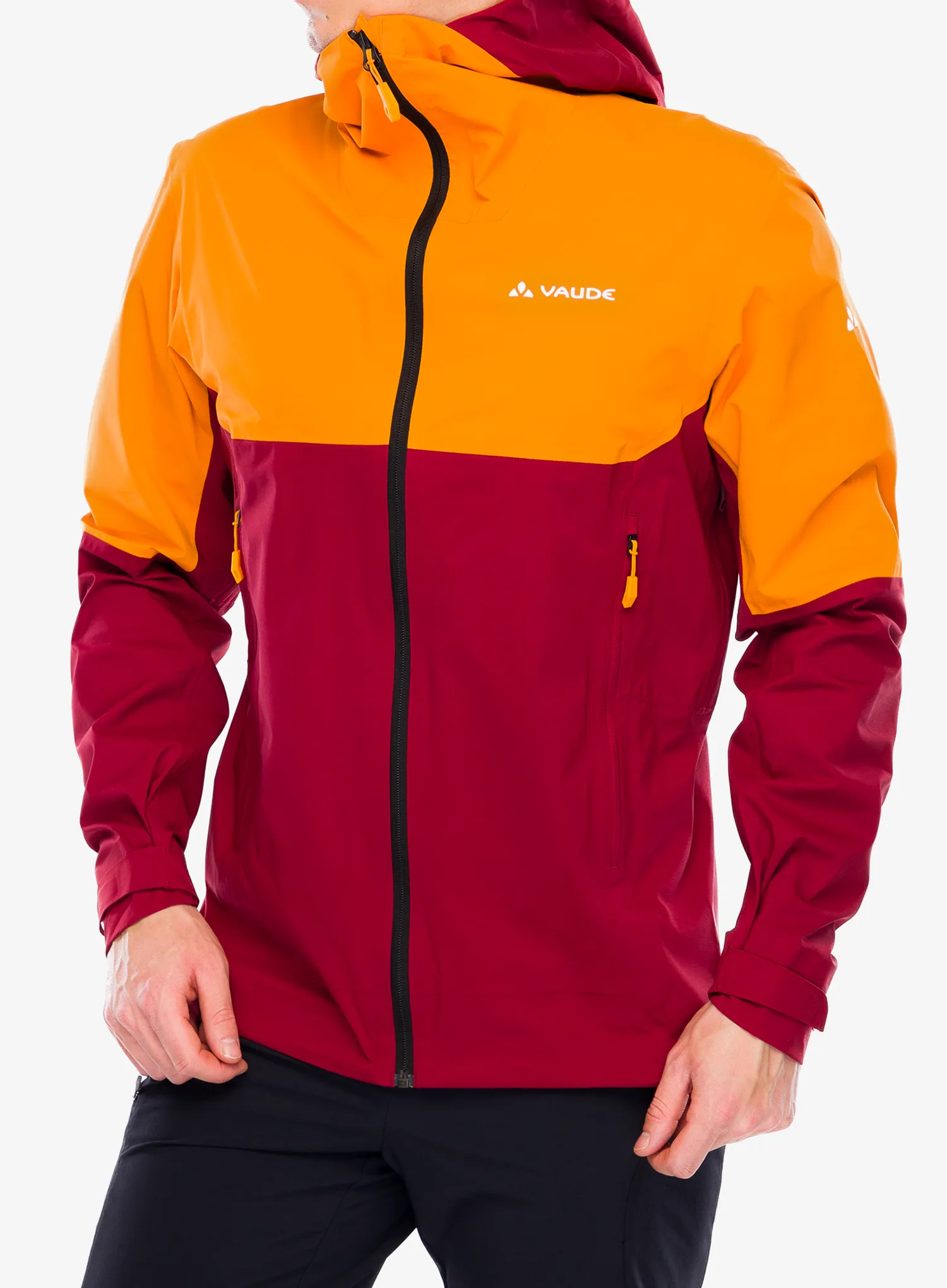 Bunda do deště Vaude Simony 2,5L Jacket IV - carmine