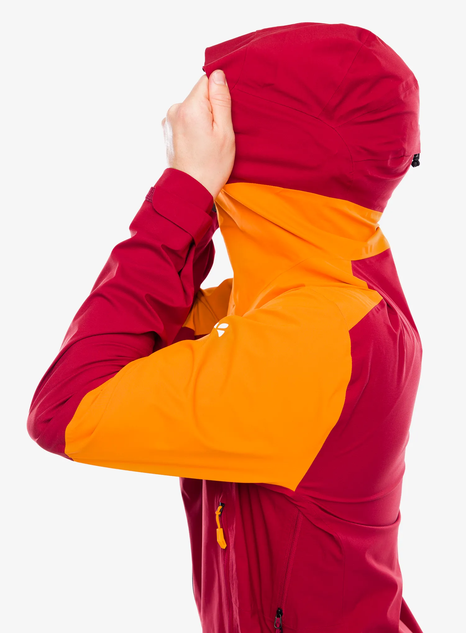 Bunda do deště Vaude Simony 2,5L Jacket IV - carmine