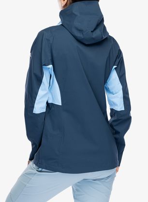 Dámská bunda do deště Vaude Simony 2,5L Jacket IV - pastel blue