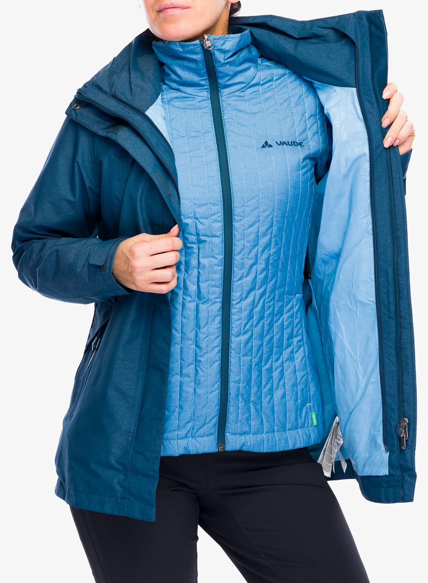Dámská bunda Vaude Skomer 3in1 Jacket II - dark sea uni