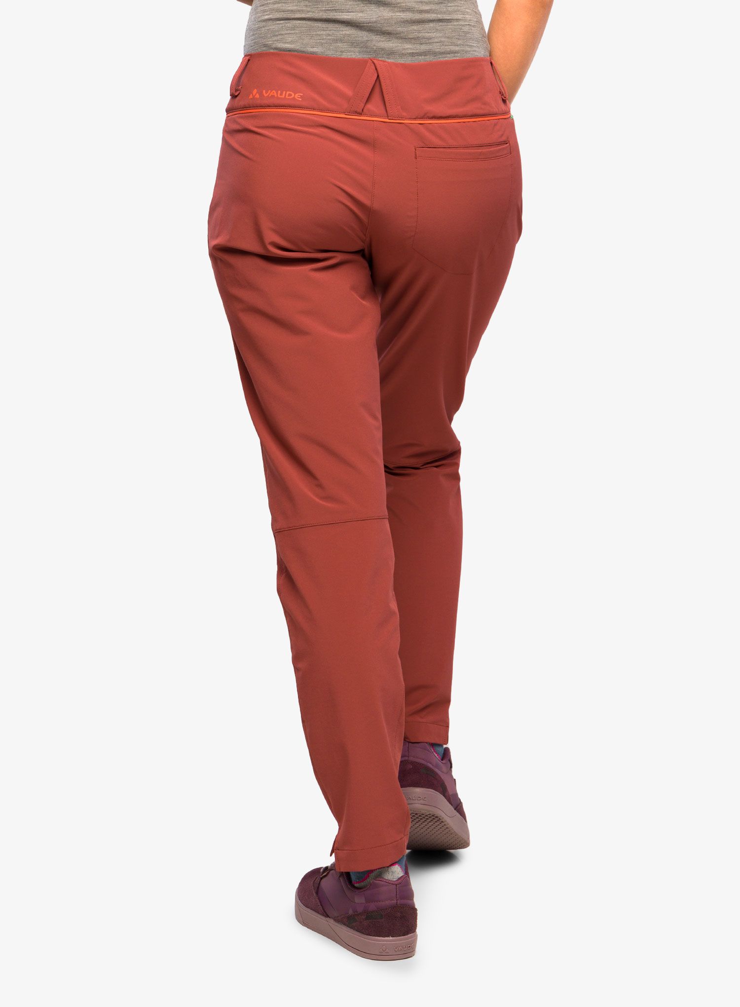 Turistické kalhoty dámské Vaude Skomer Pants II - dark cherry