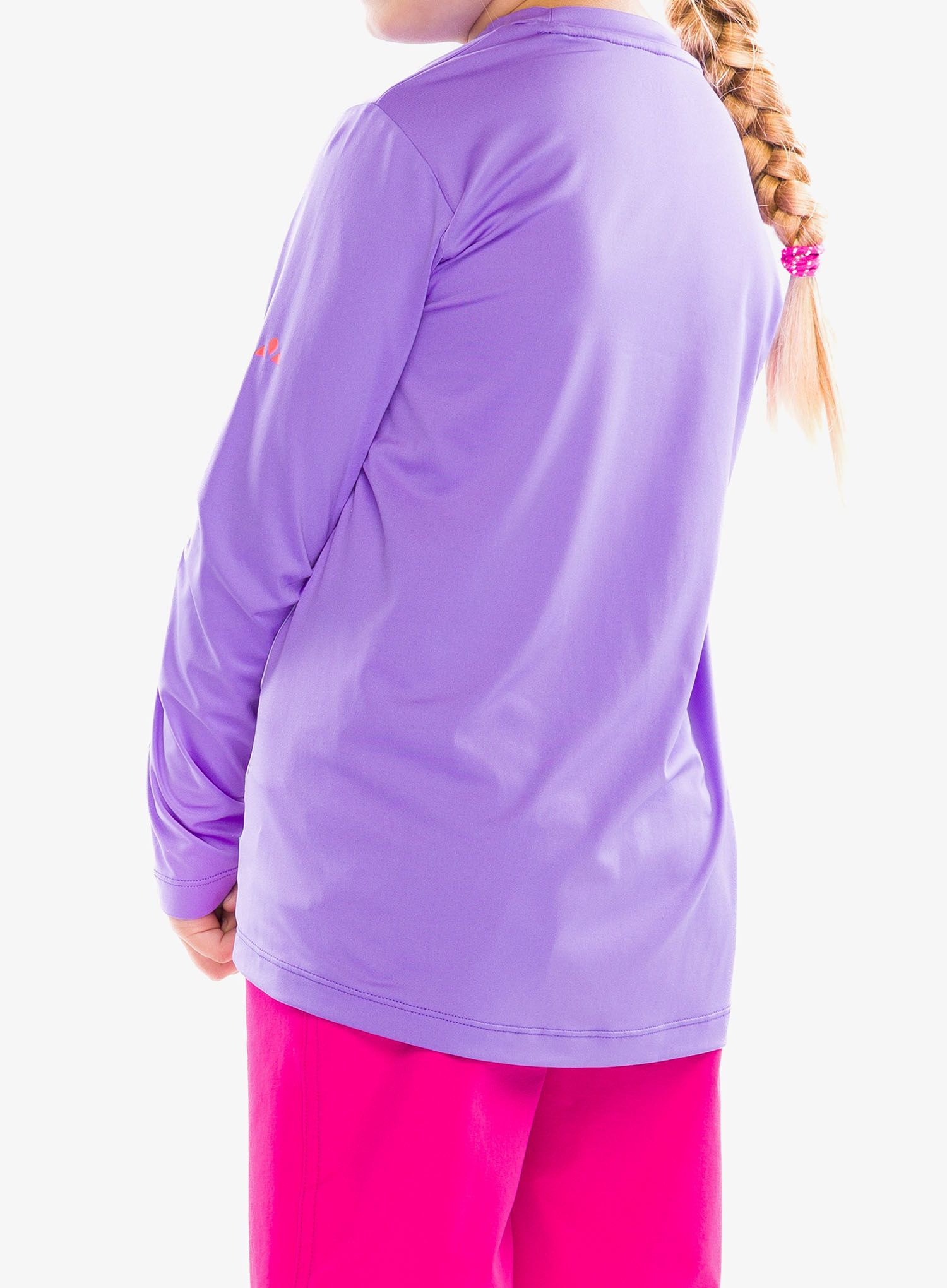 Dětská mikina Vaude Solaro LS T-Shirt II - pastel lilac
