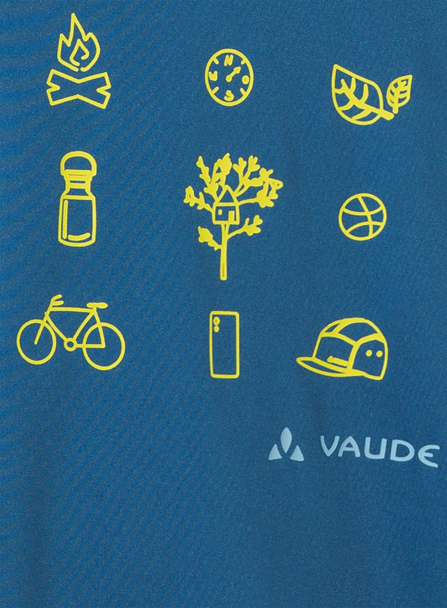 Dětská mikina Vaude Solaro LS T-Shirt II - ultramarine