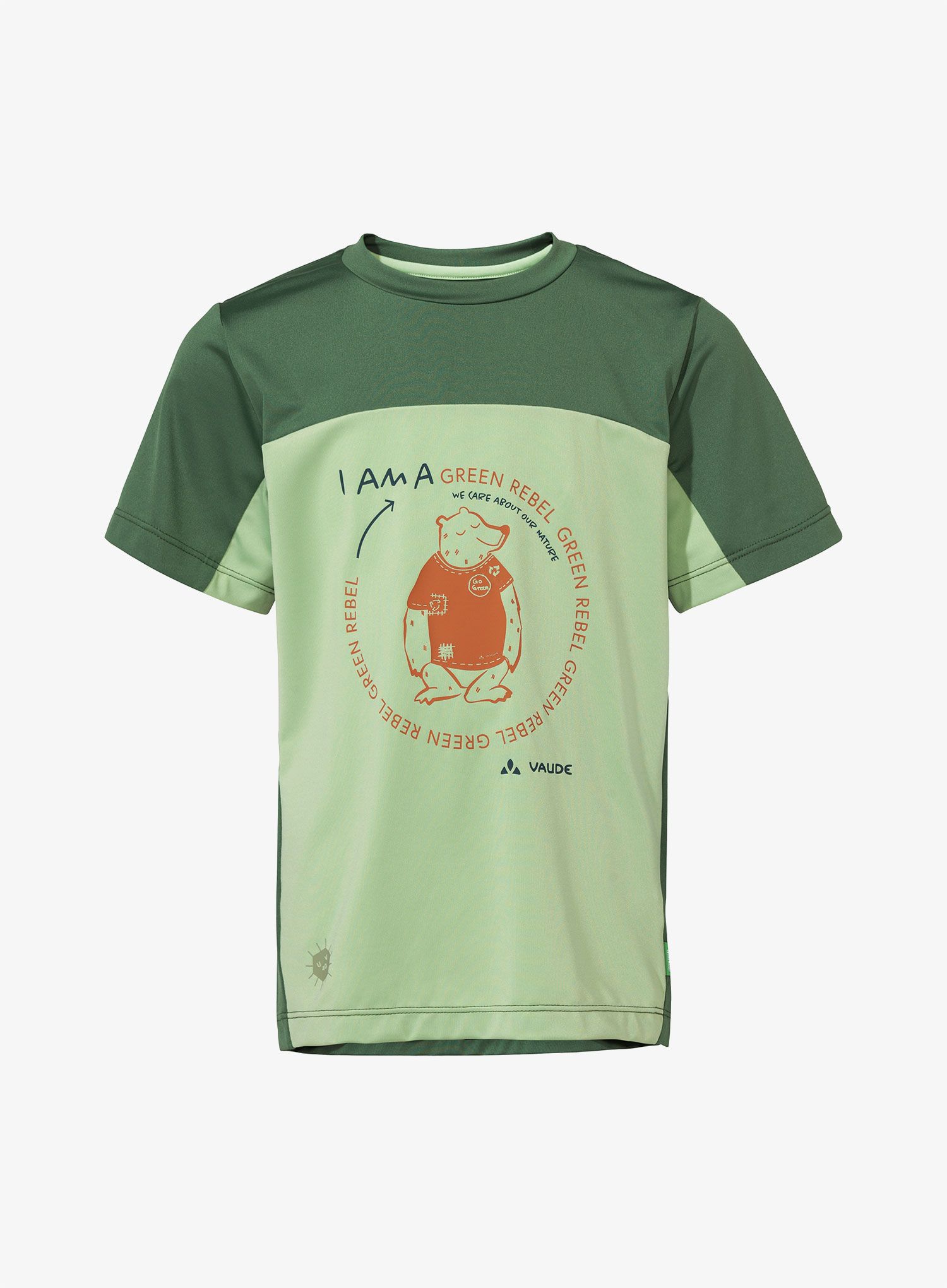 Dětské tričko Vaude Solaro T-Shirt II - aloe vera
