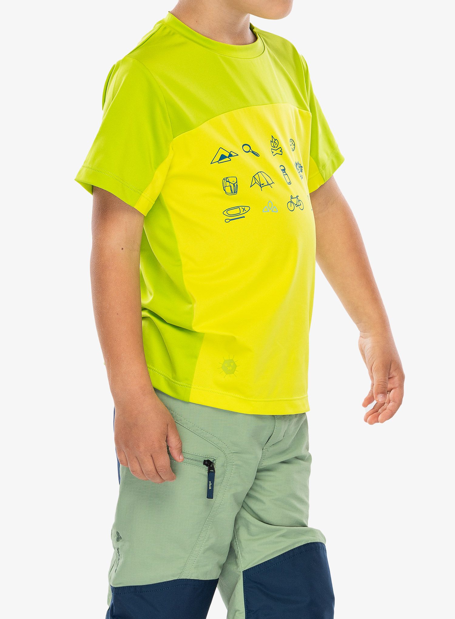 Dětské tričko Vaude Solaro T-Shirt II - bright green