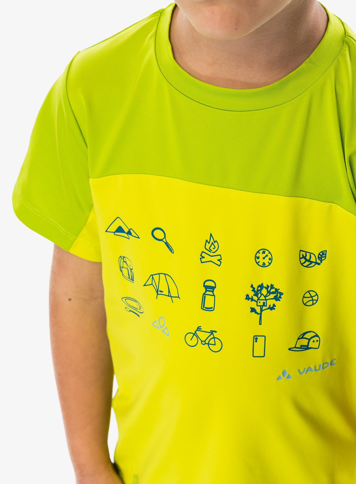 Dětské tričko Vaude Solaro T-Shirt II - bright green