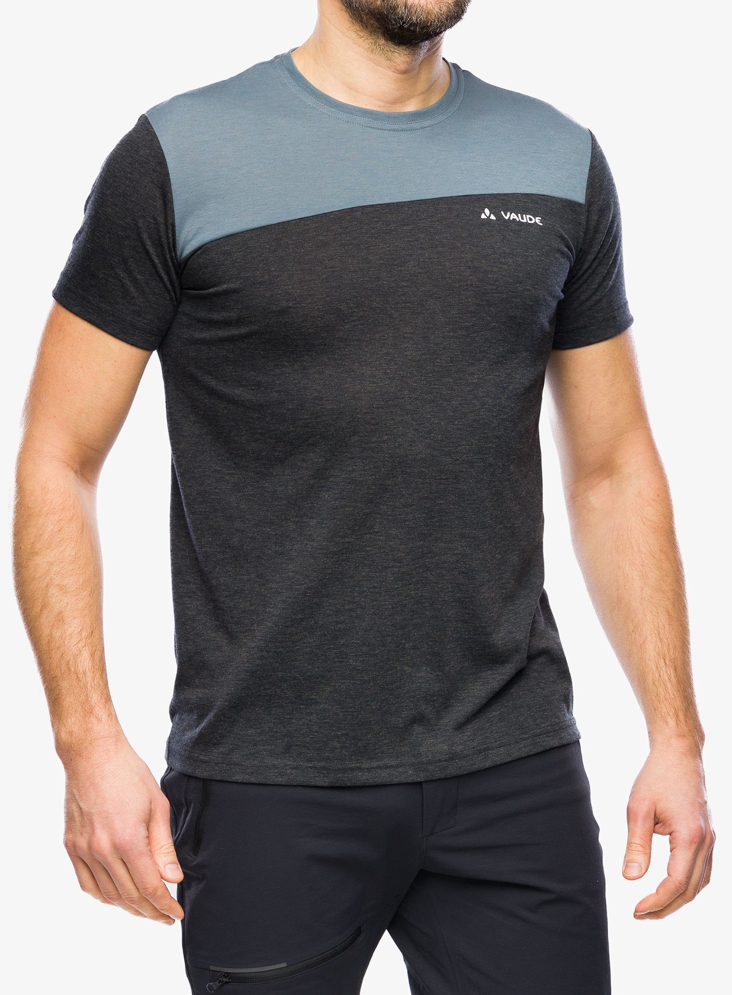 Rychleschnoucí triko Vaude Sveit Shirt - black/white