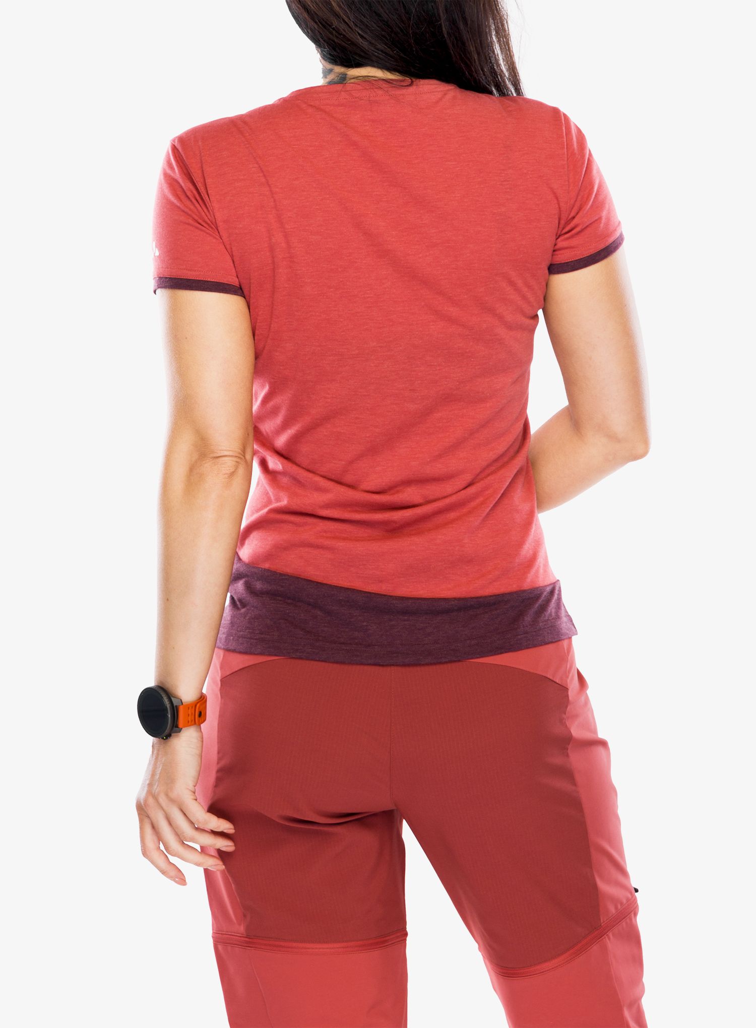 Dámské rychleschnoucí triko Vaude Sveit Shirt - brick