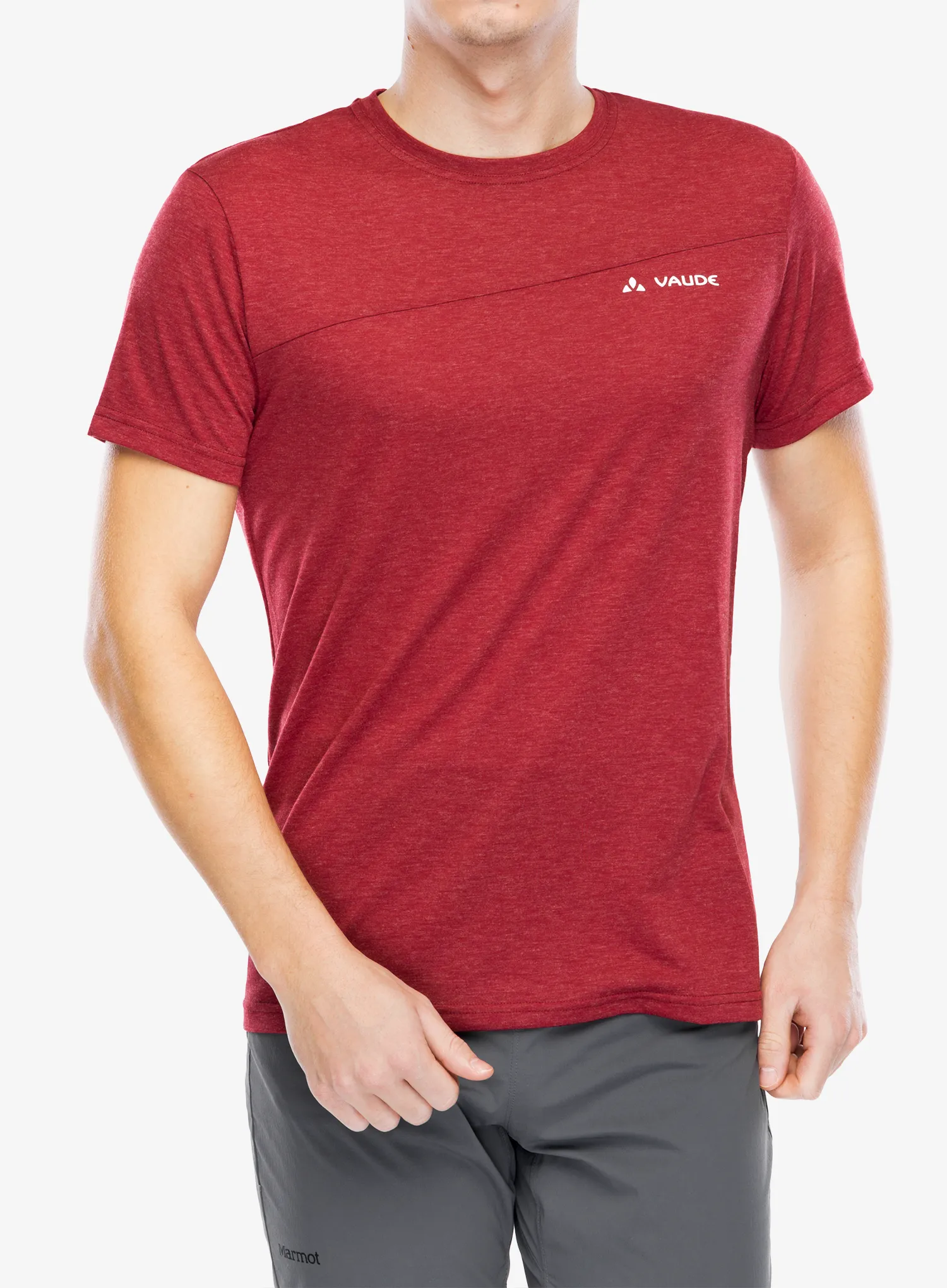 Rychleschnoucí triko Vaude Sveit Shirt - carmine