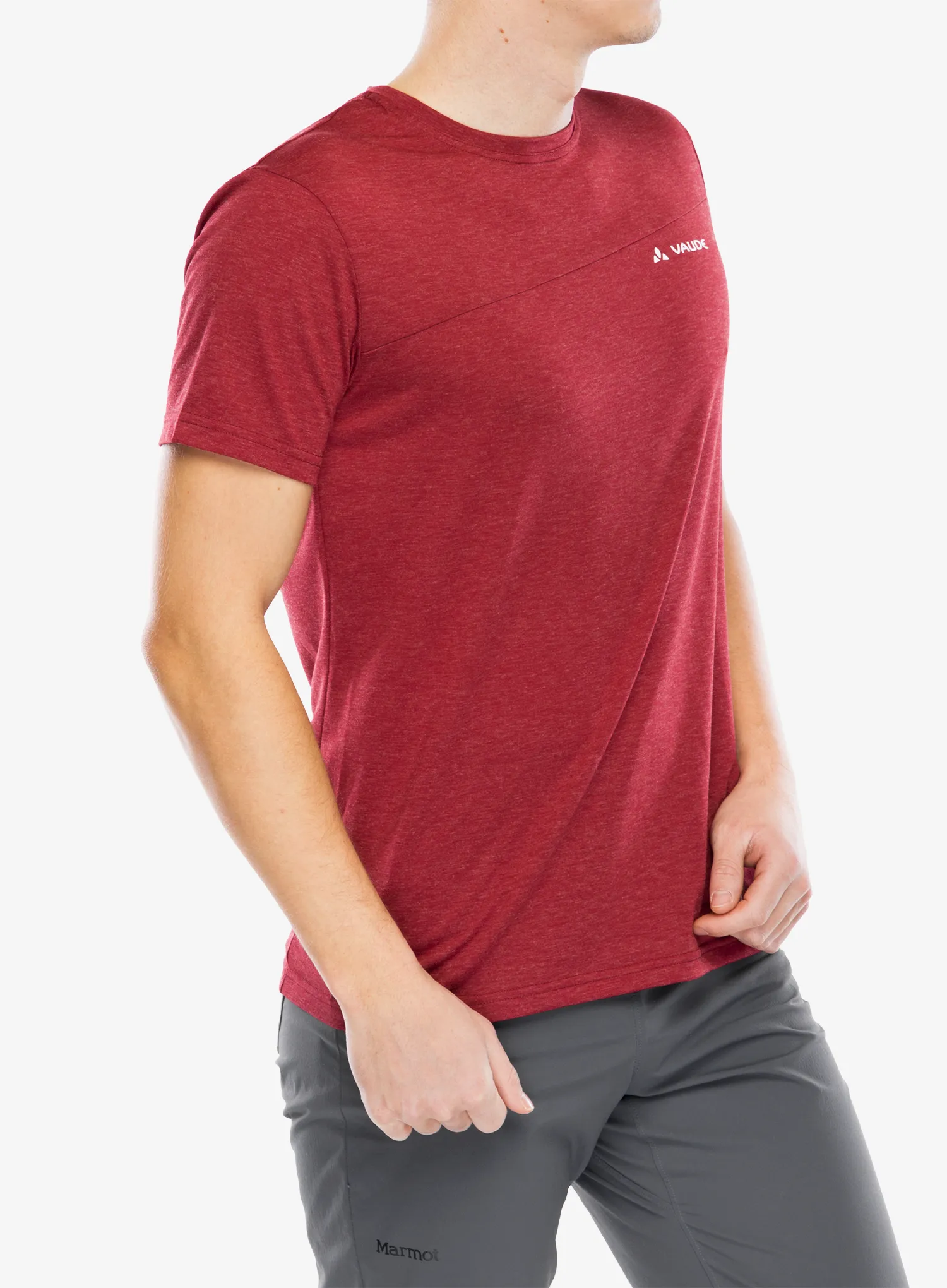 Rychleschnoucí triko Vaude Sveit Shirt - carmine