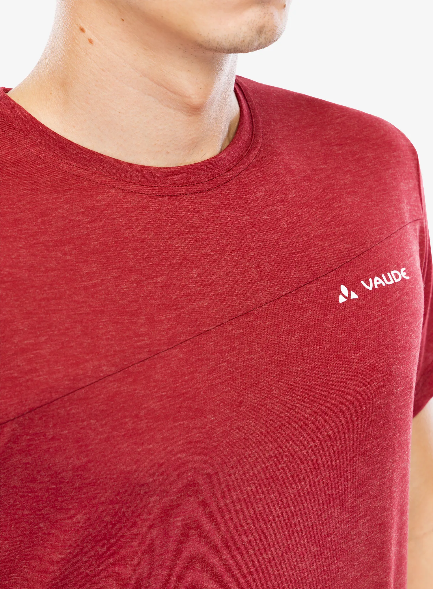 Rychleschnoucí triko Vaude Sveit Shirt - carmine