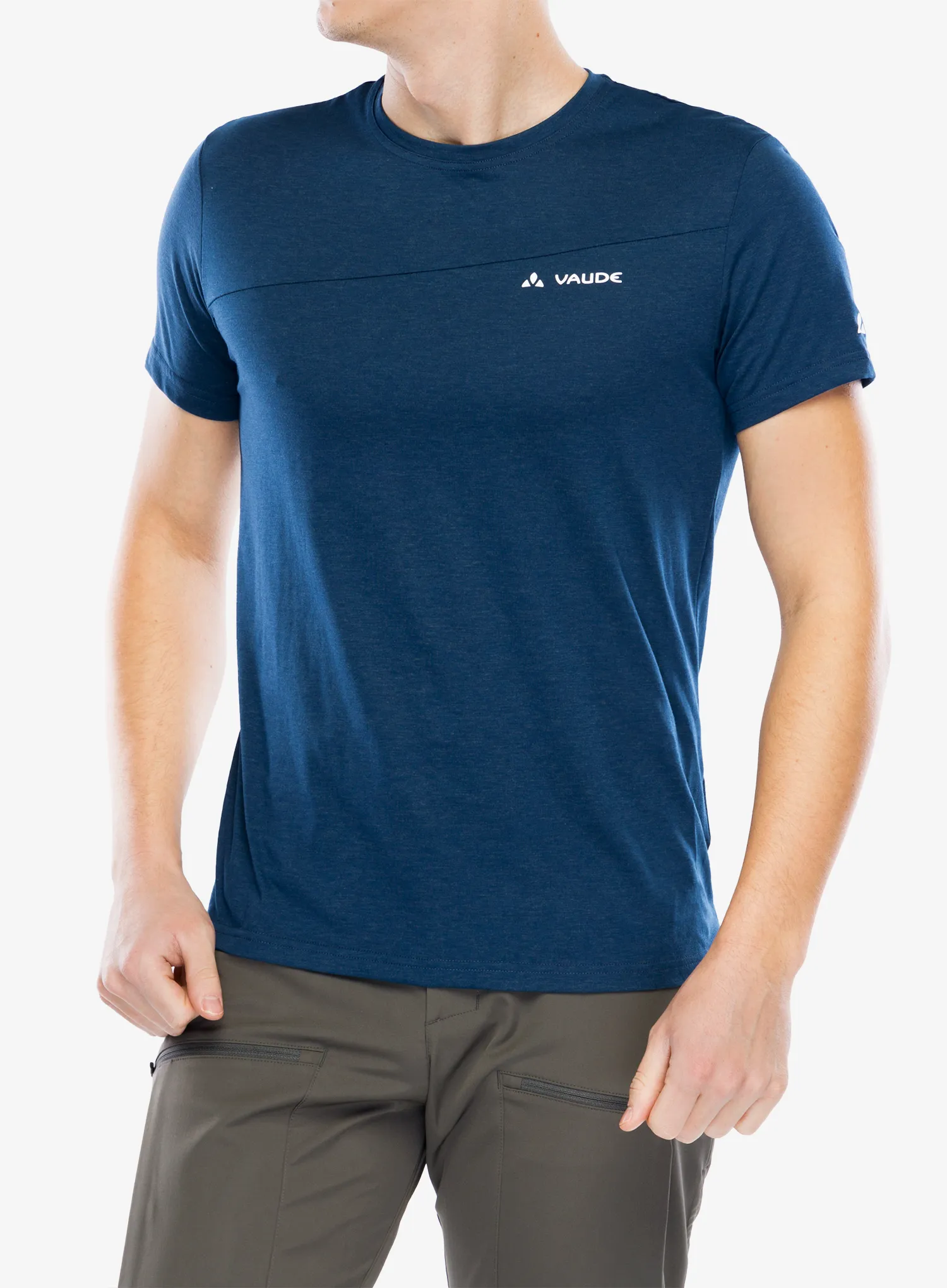 Rychleschnoucí triko Vaude Sveit Shirt - dark sea/dark sea