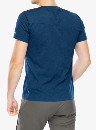 Rychleschnoucí triko Vaude Sveit Shirt - dark sea/dark sea