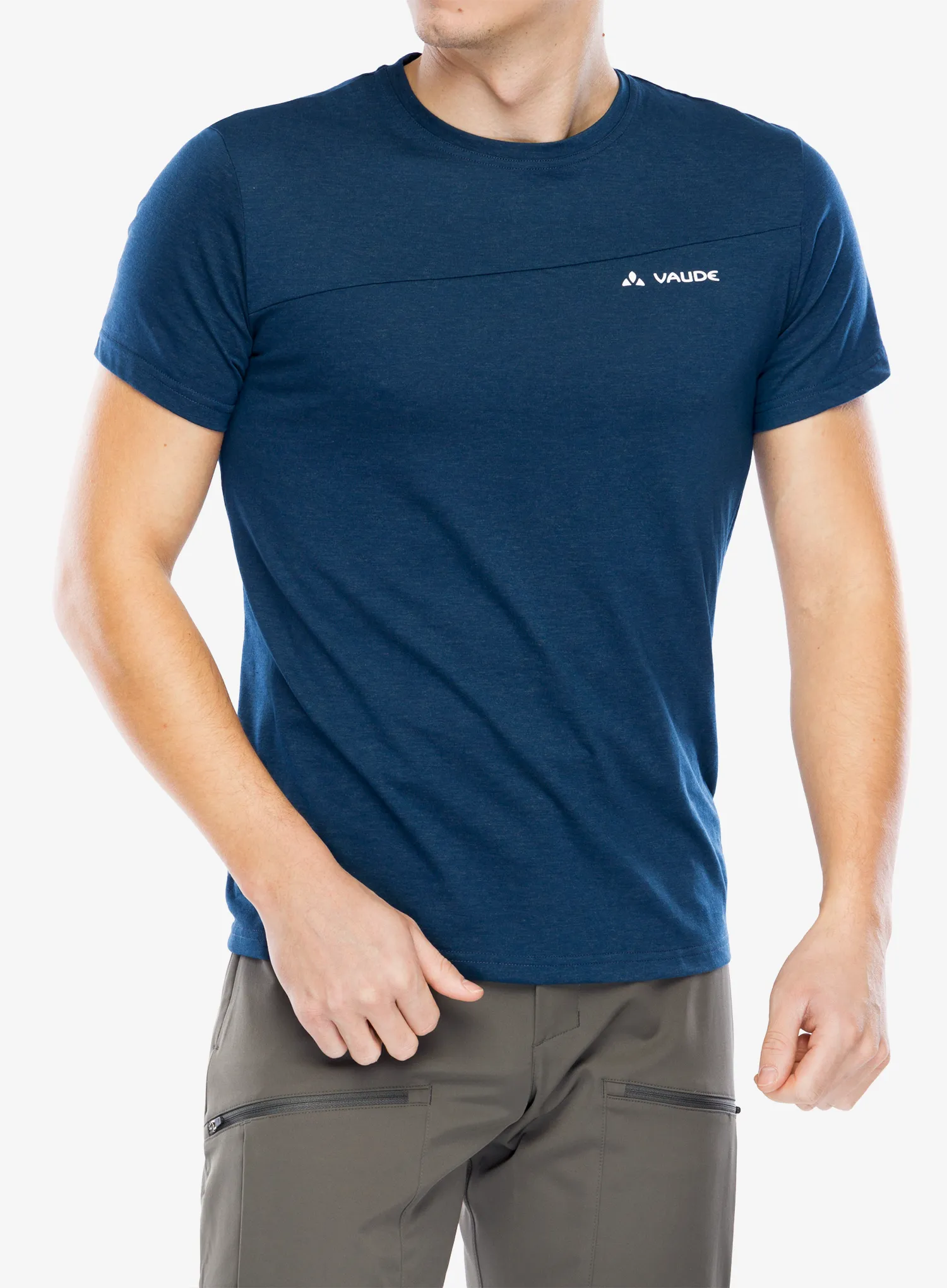 Rychleschnoucí triko Vaude Sveit Shirt - dark sea/dark sea