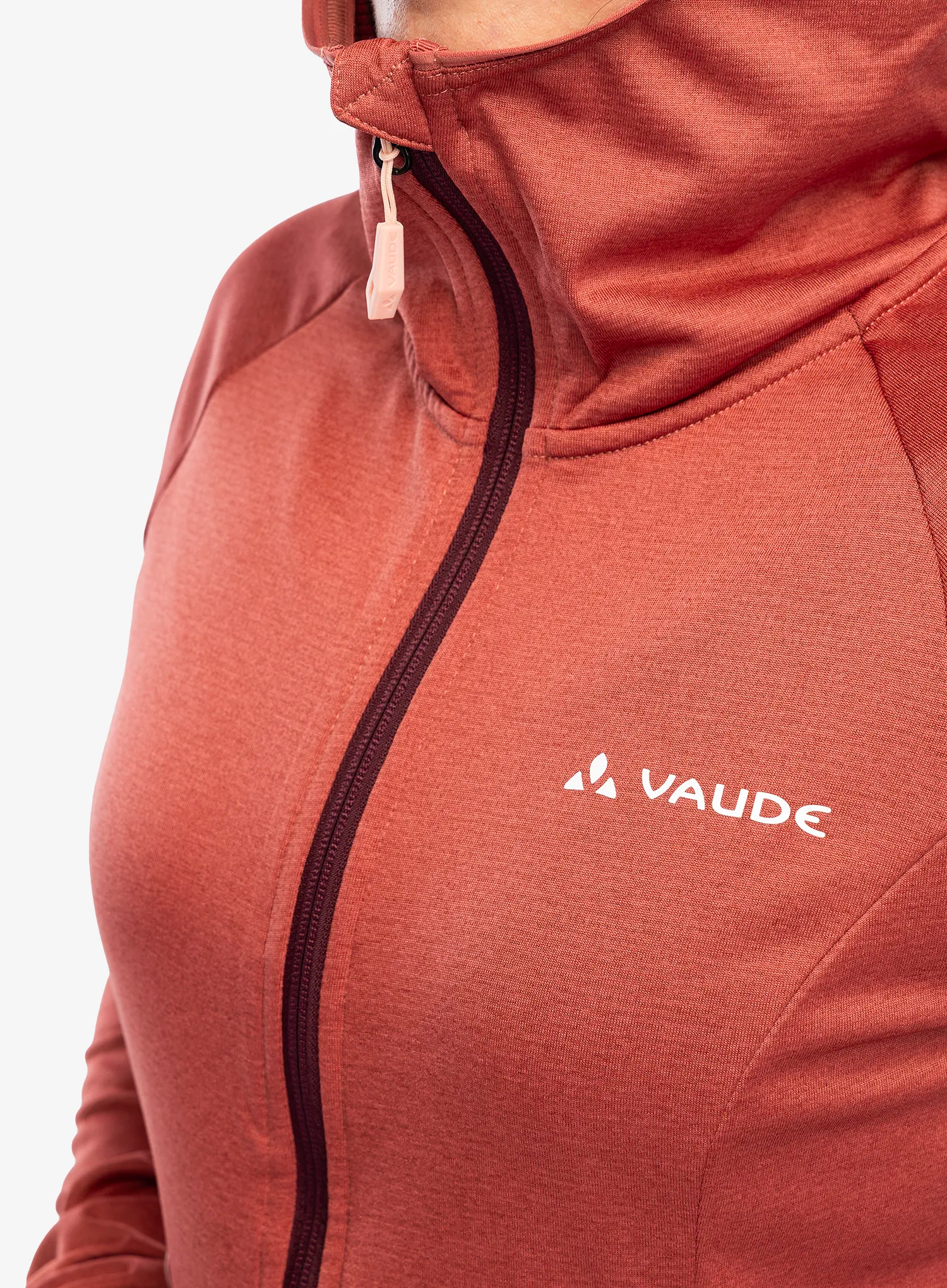 Fleece mikina dámská Vaude Tekoa Fleece Jacket II - brick