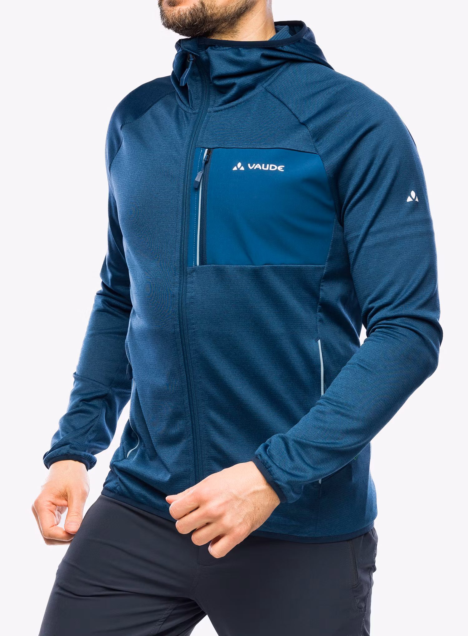 Fleece mikina Vaude Tekoa Fleece Jacket II - dark sea uni