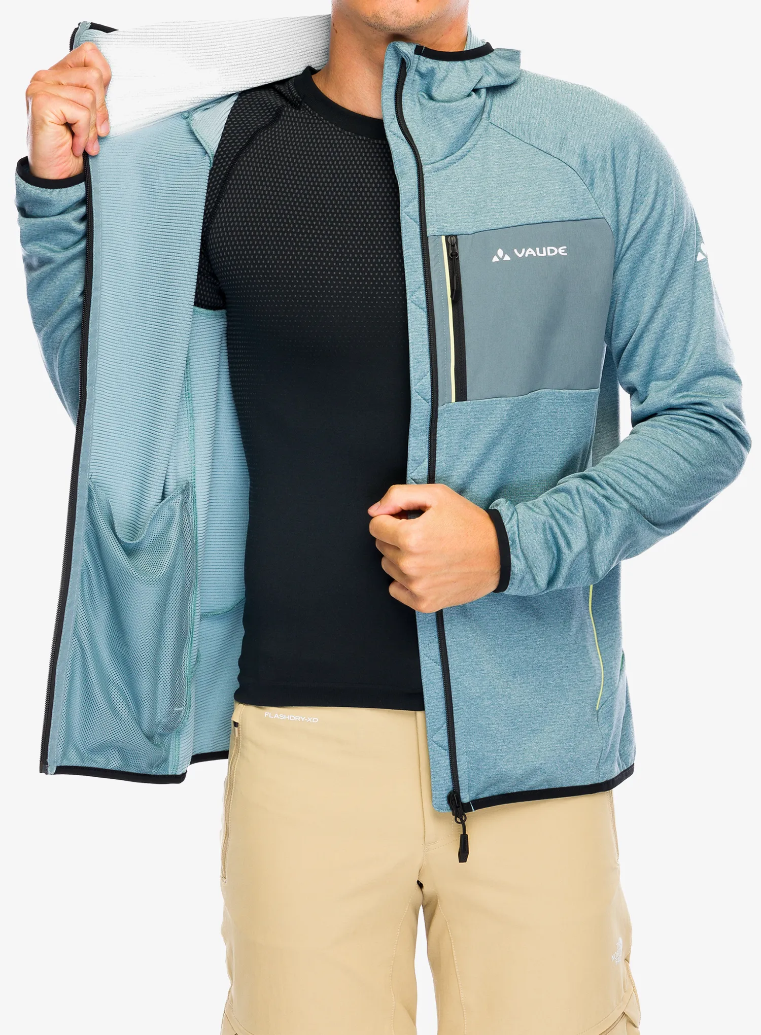 Fleece mikina Vaude Tekoa Fleece Jacket II - nordic blue