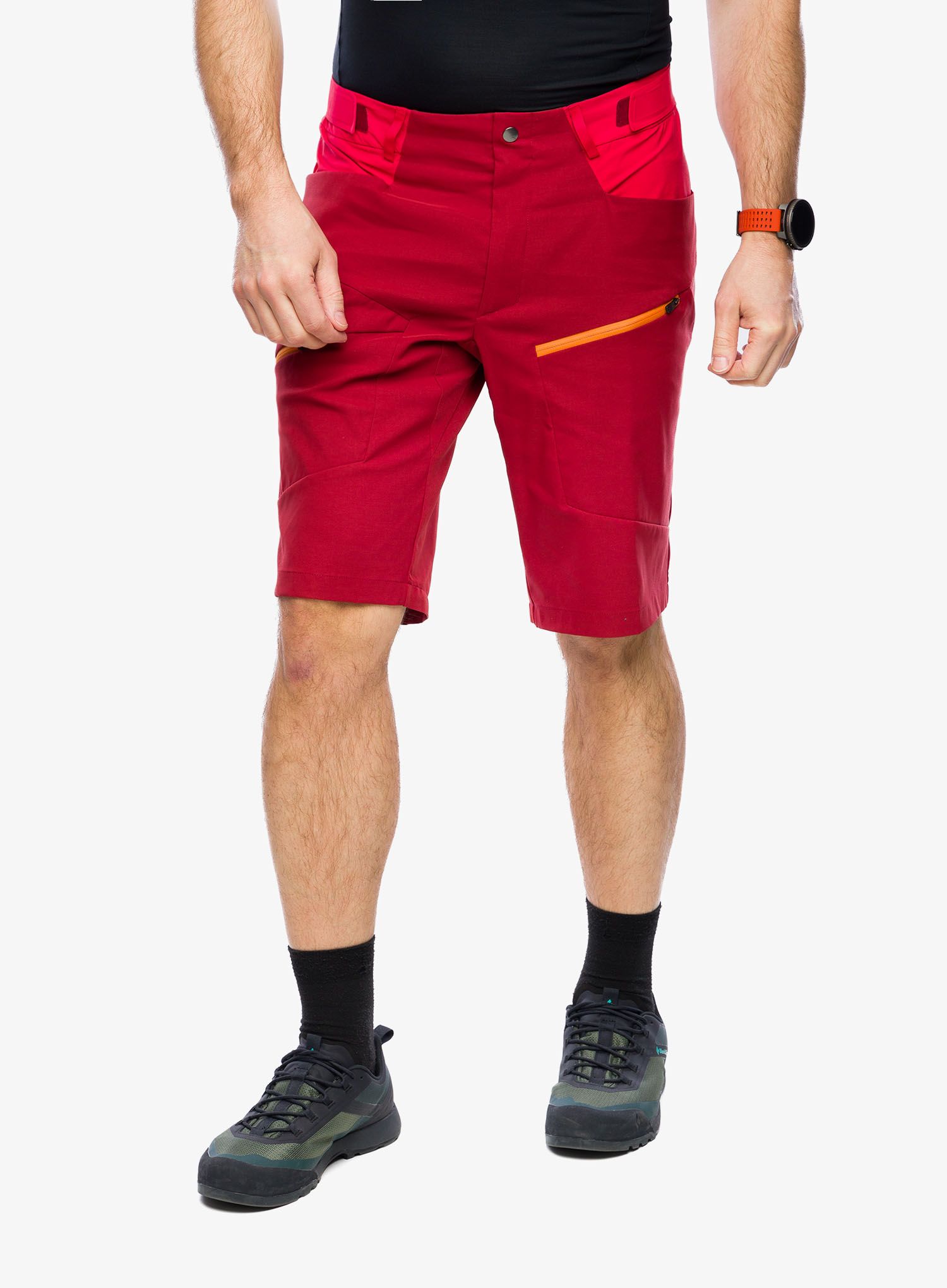 Outdoorové kraťasy Vaude Tekoa Shorts III - carmine