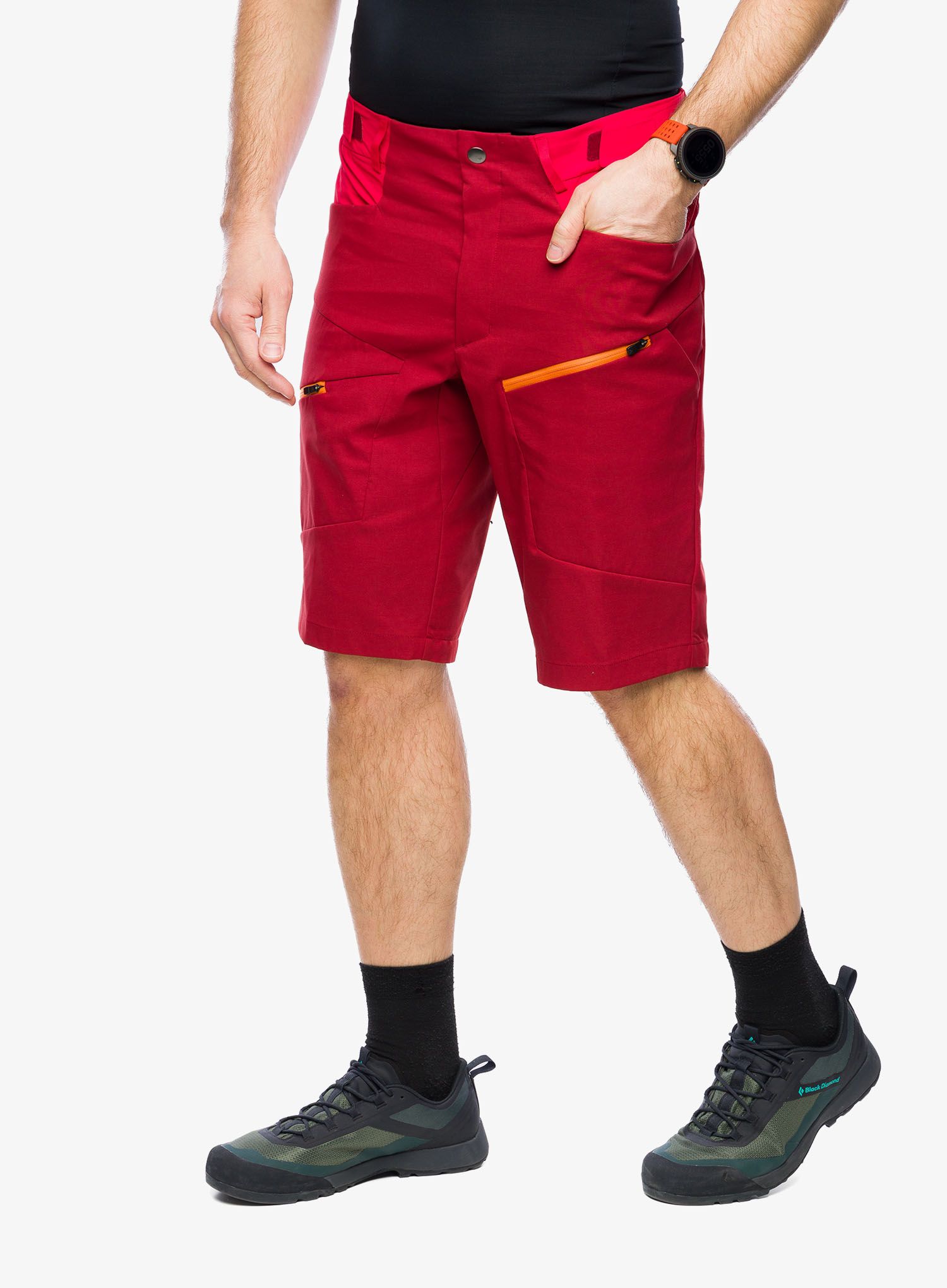 Outdoorové kraťasy Vaude Tekoa Shorts III - carmine