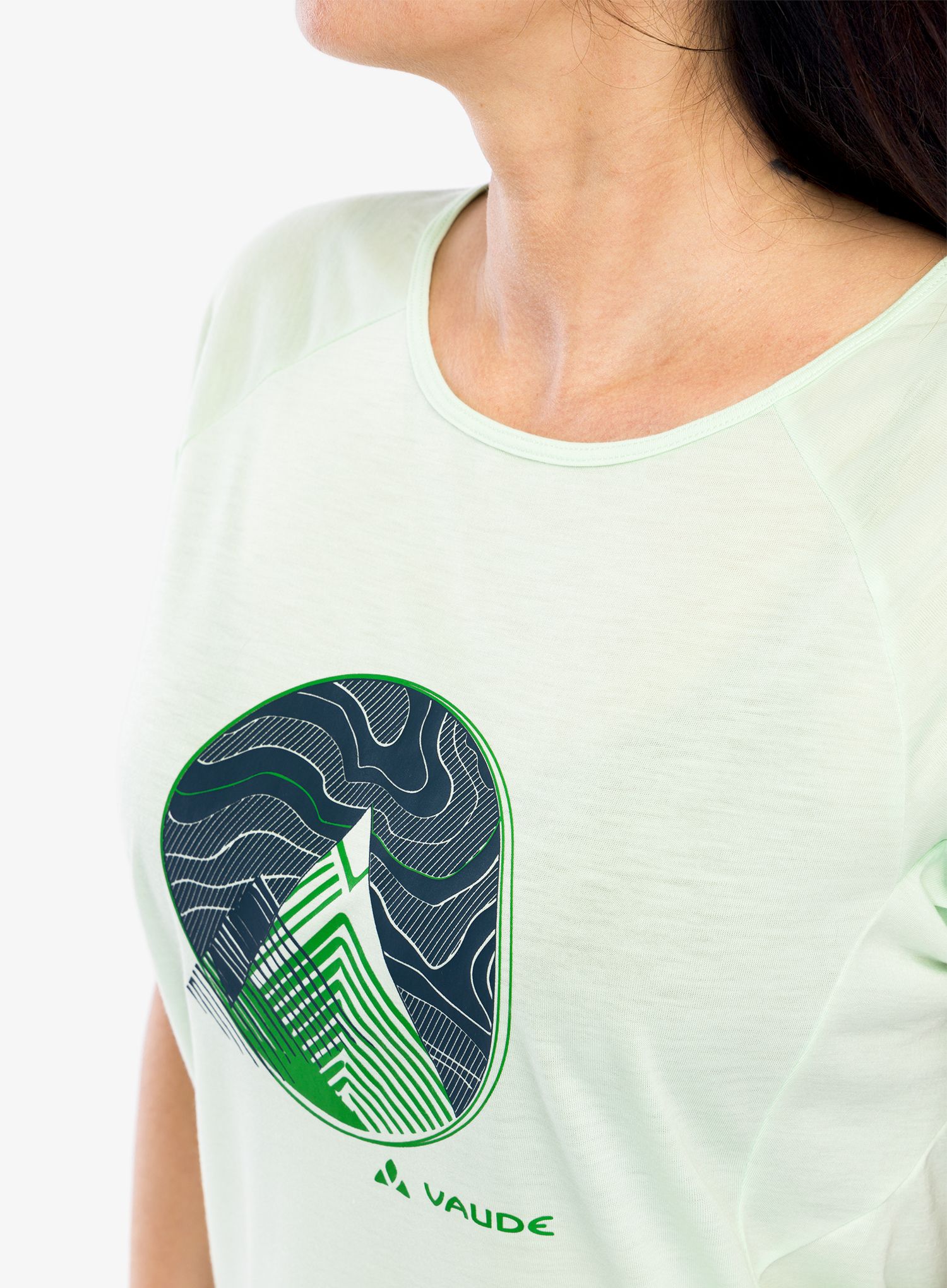 Dámské rychleschnoucí triko Vaude Tekoa T-Shirt II - jade