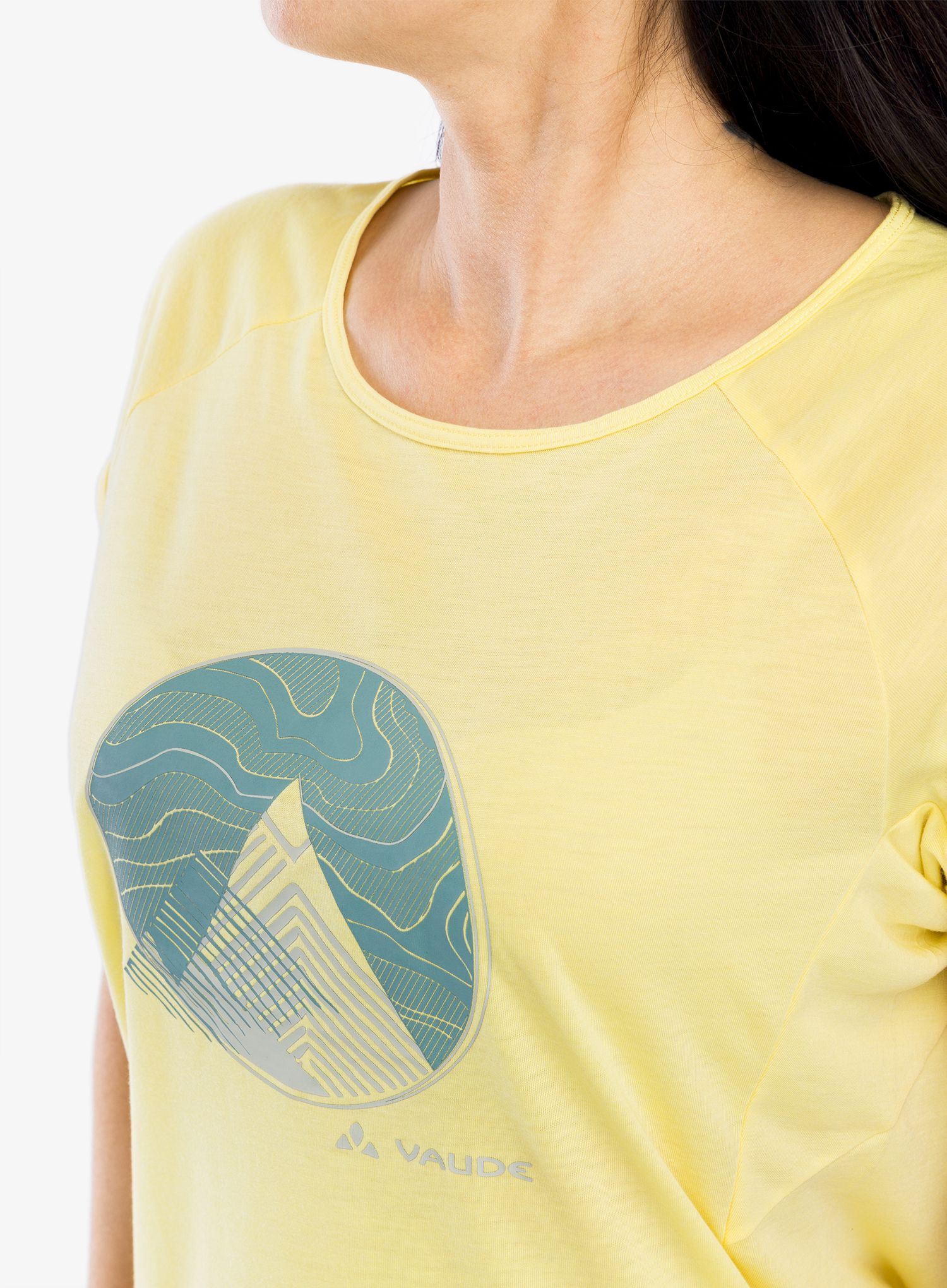 Dámské rychleschnoucí triko Vaude Tekoa T-Shirt II - mimosa