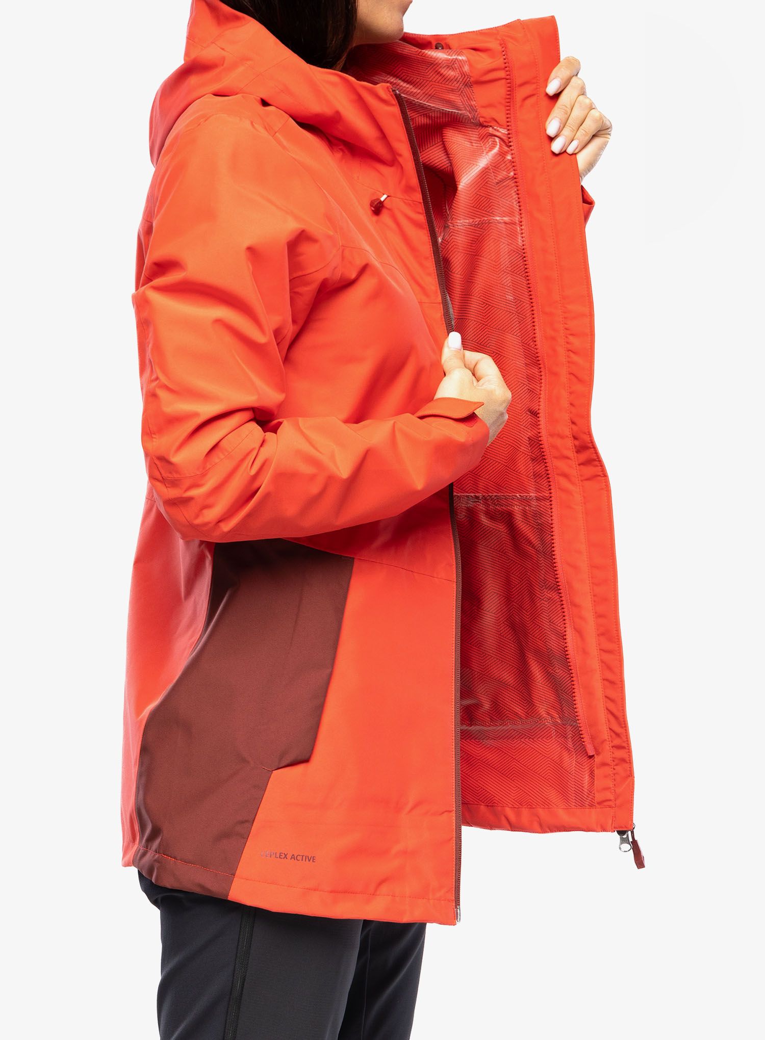 Bunda 3v1 dámská Vaude Valsorda 3in1 Jacket - flame