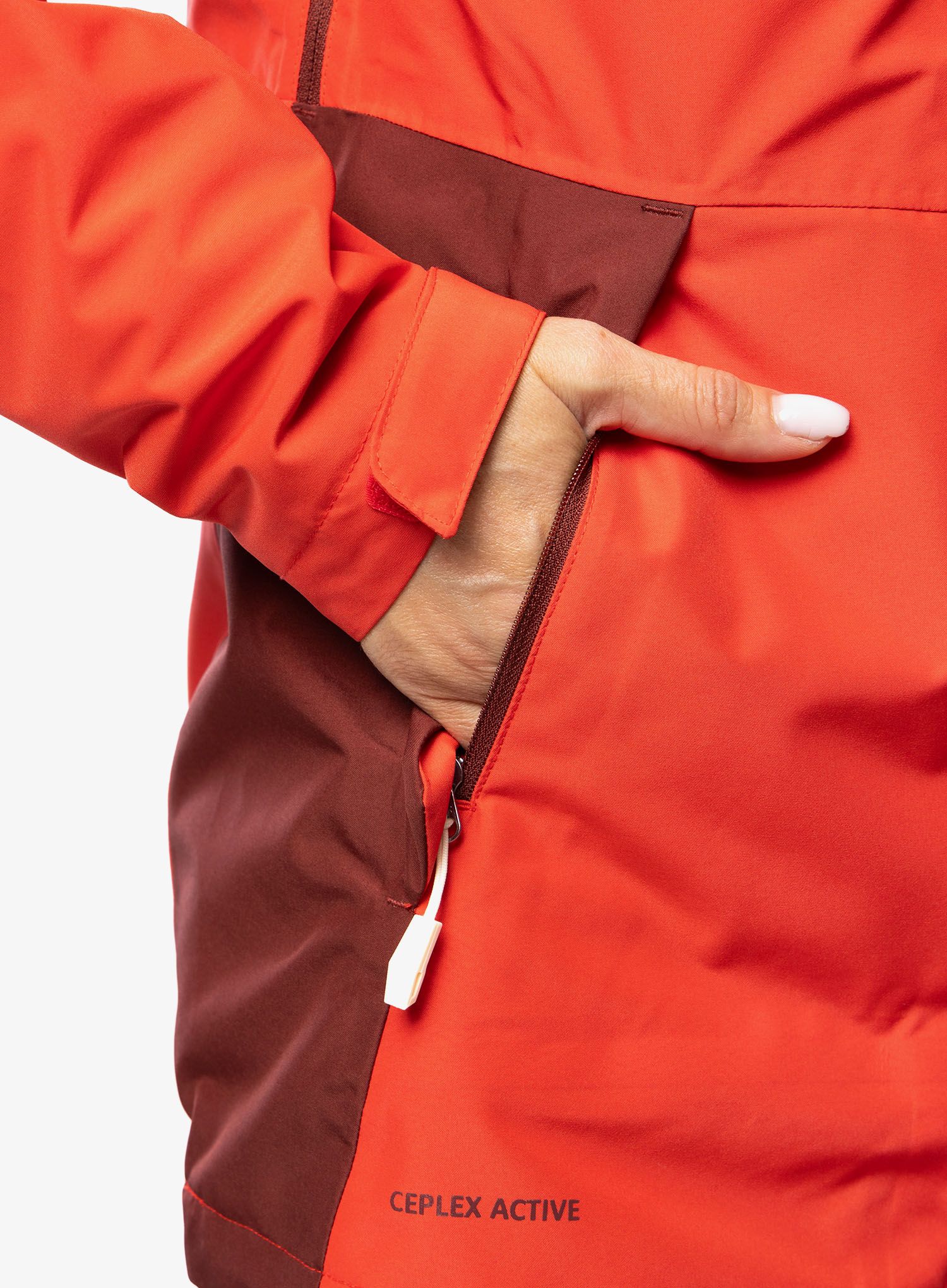 Bunda 3v1 dámská Vaude Valsorda 3in1 Jacket - flame