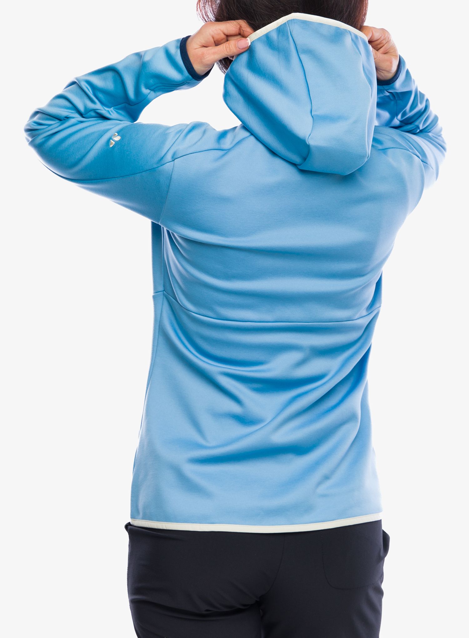Fleecová mikina dámská Vaude Valsorda Fleece Hoody - pastel blue