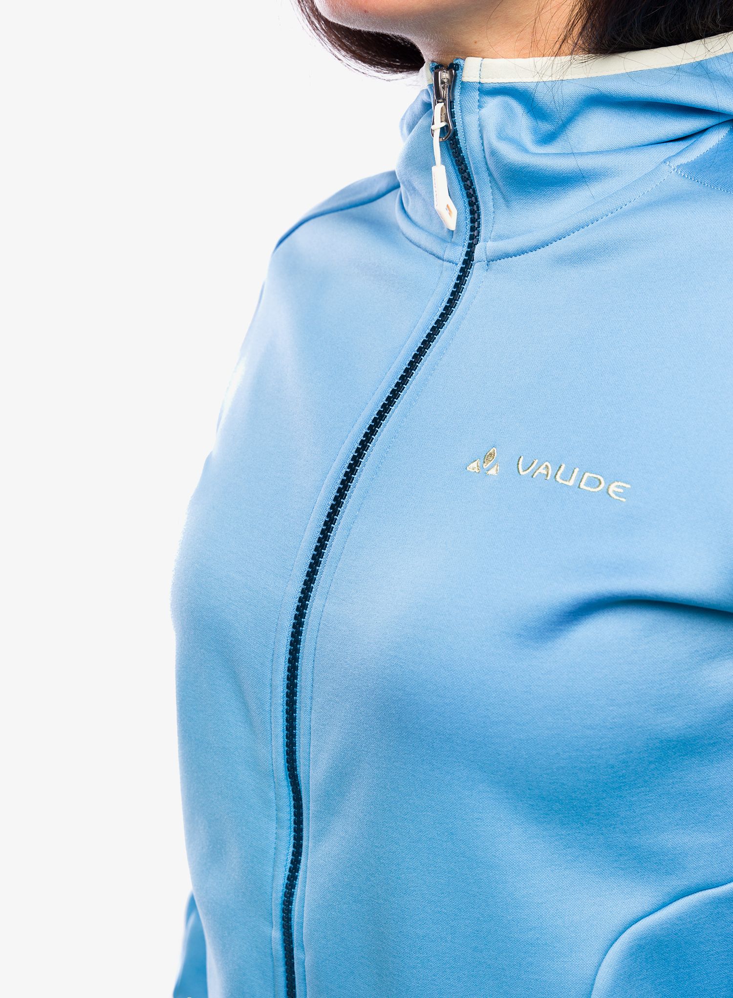 Fleecová mikina dámská Vaude Valsorda Fleece Hoody - pastel blue