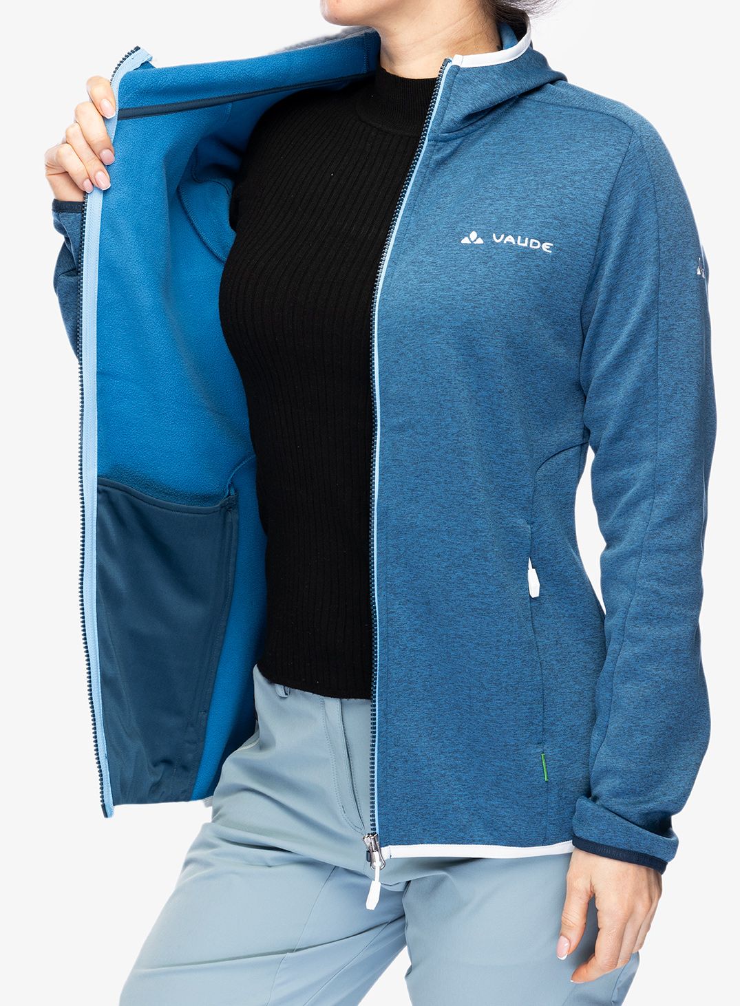 Fleecová mikina dámská Vaude Valsorda Fleece Hoody - ultramarine