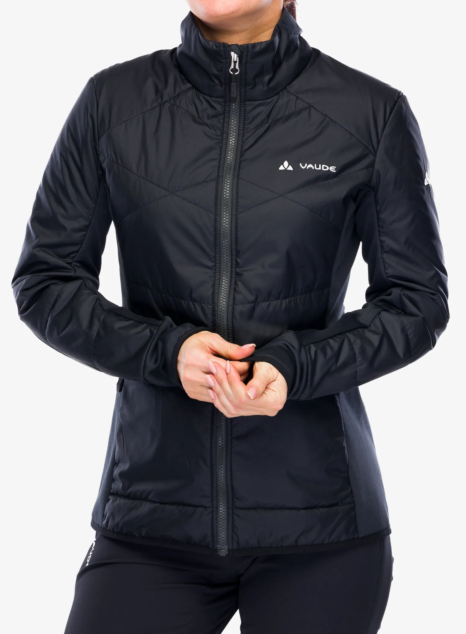 Hybridní bunda dámská Vaude Valsorda Hybrid Jacket - black