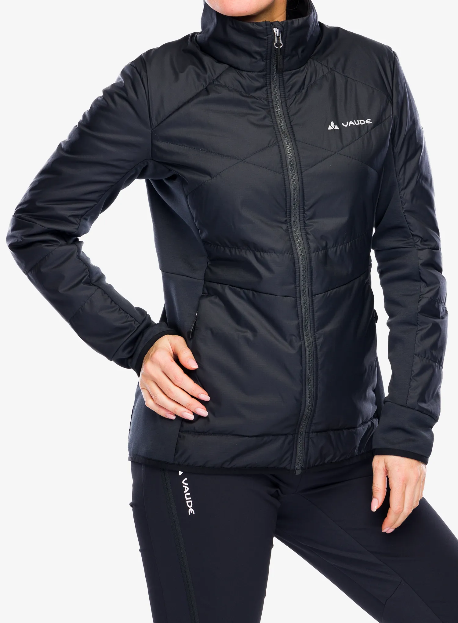 Hybridní bunda dámská Vaude Valsorda Hybrid Jacket - black
