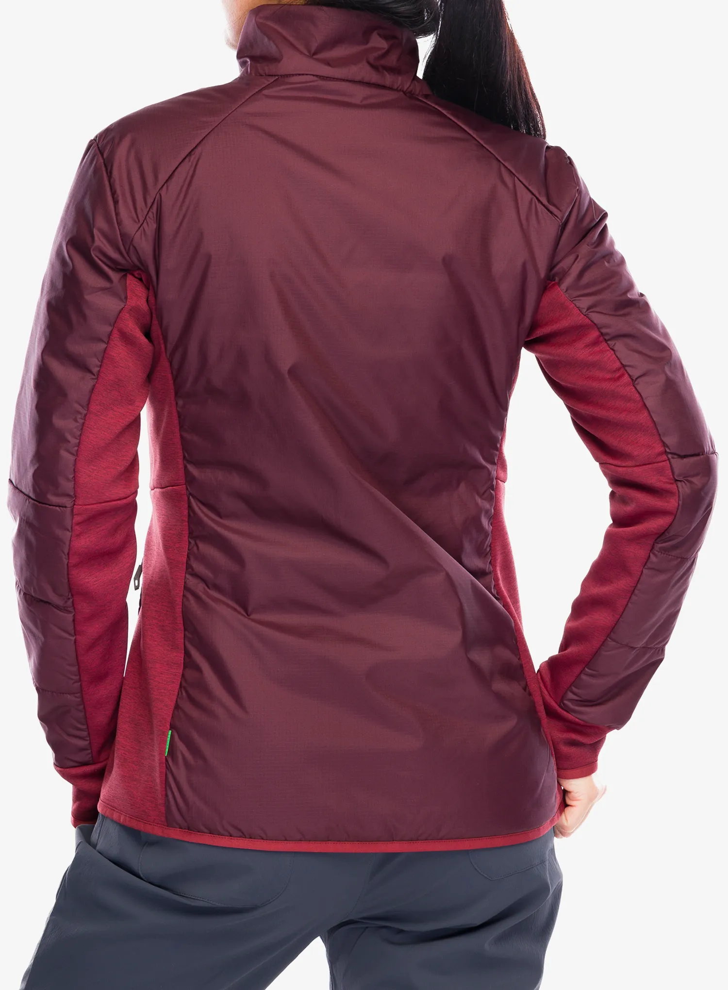 Hybridní bunda dámská Vaude Valsorda Hybrid Jacket - dark oak