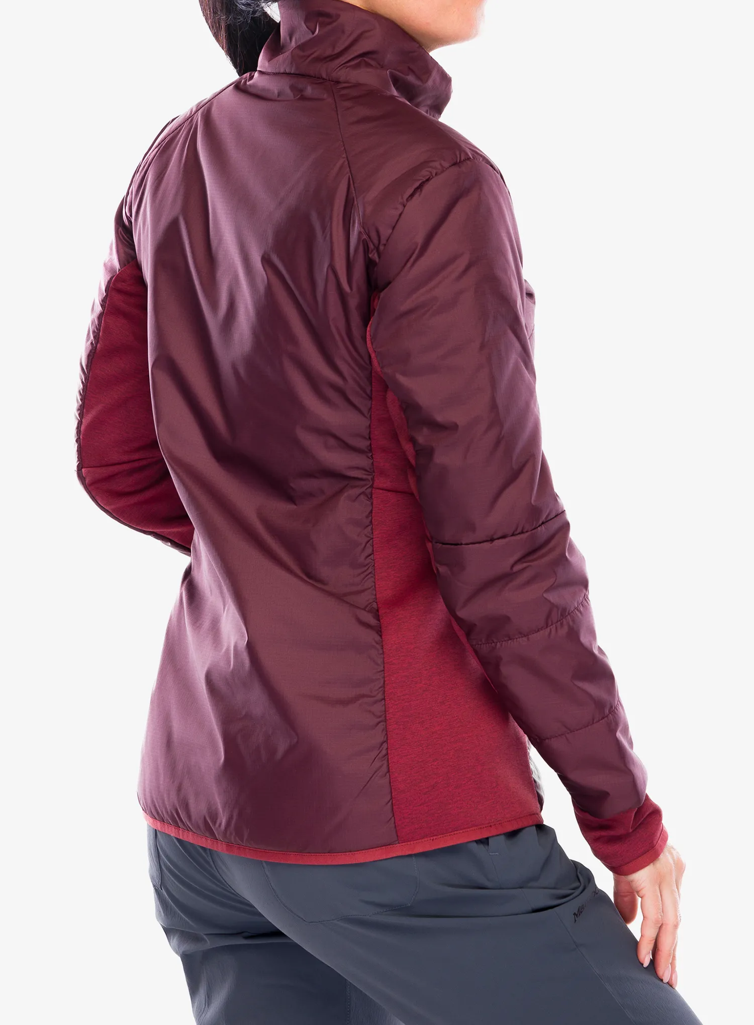 Hybridní bunda dámská Vaude Valsorda Hybrid Jacket - dark oak